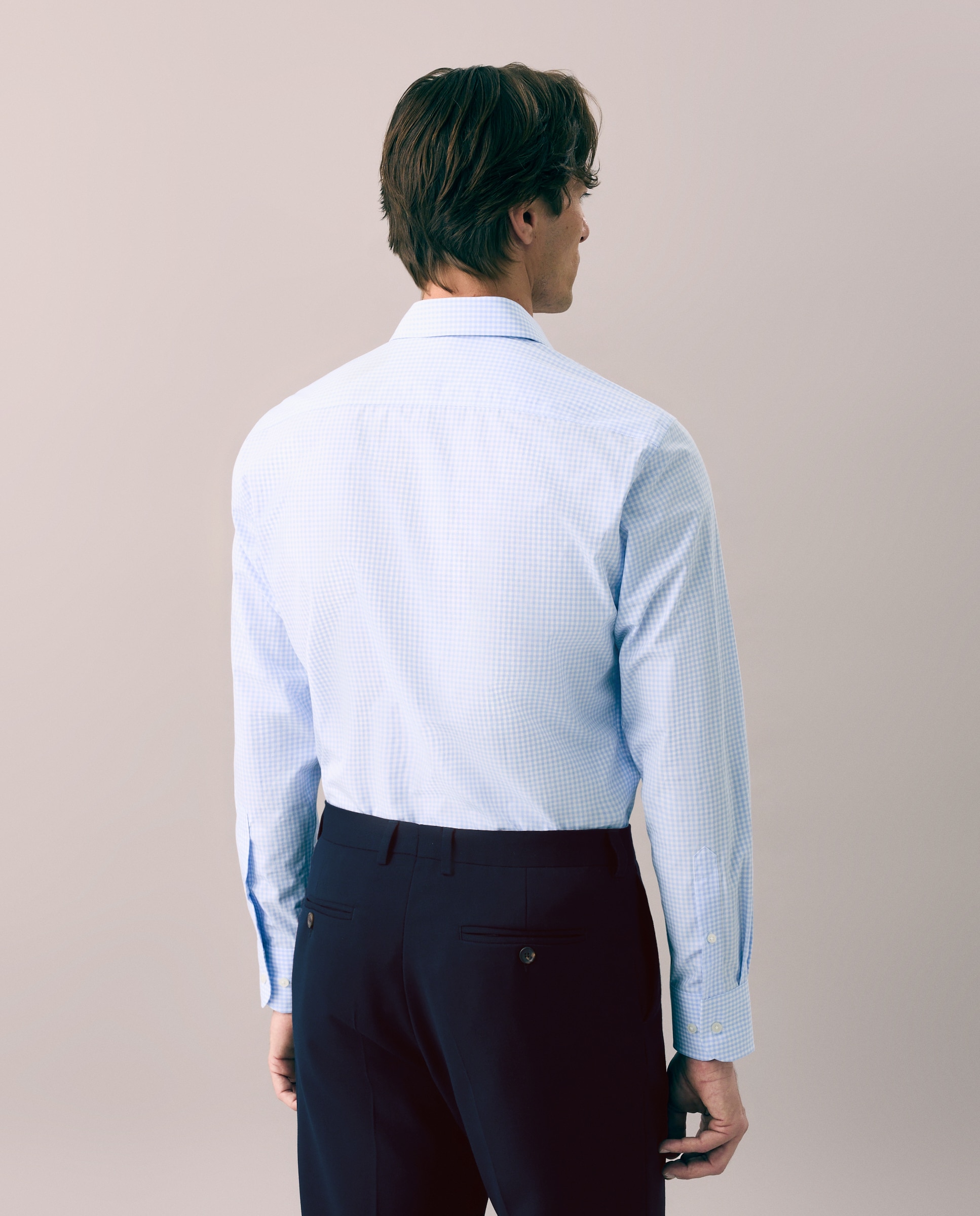 Camisa vestir 100% algodón non iron - Emidio Tucci - Azul claro Azul claro-3