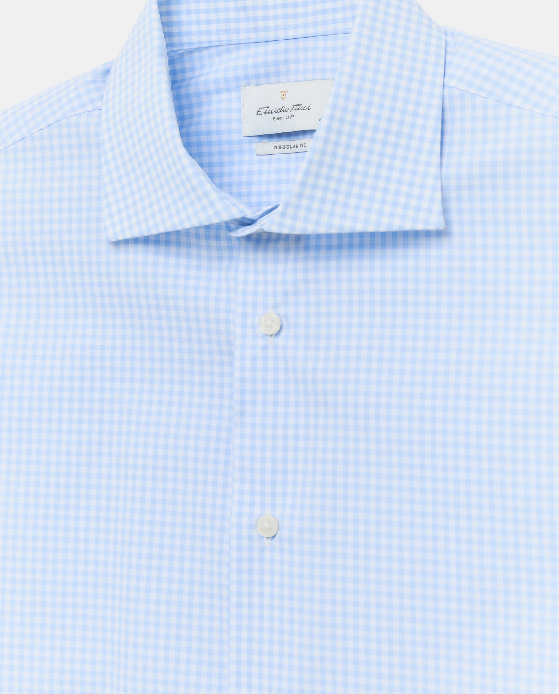 Camisa vestir 100% algodón non iron - Emidio Tucci - Azul claro Azul claro-6