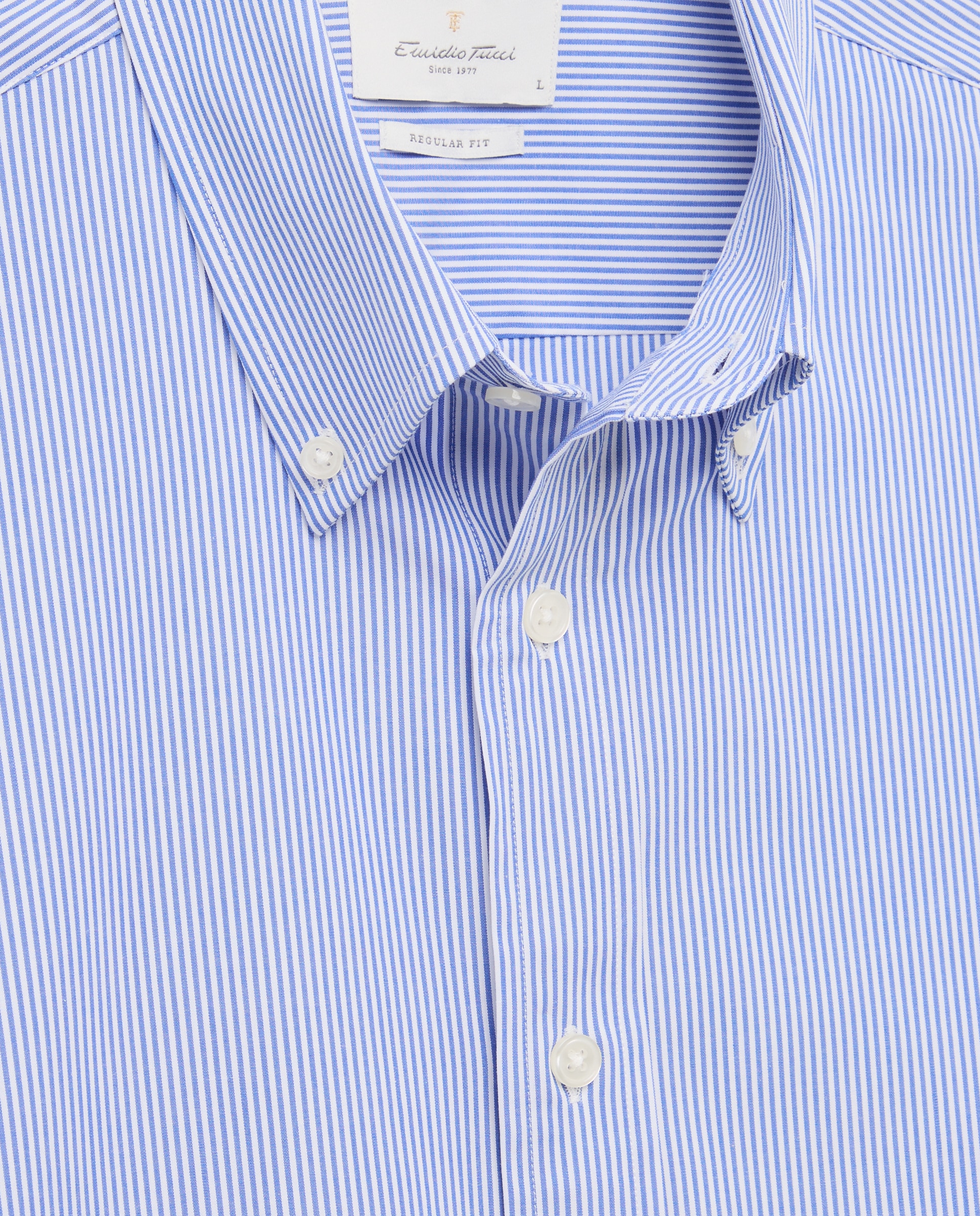 Camisa sport hombre manga larga - Emidio Tucci - Azul Azul-5