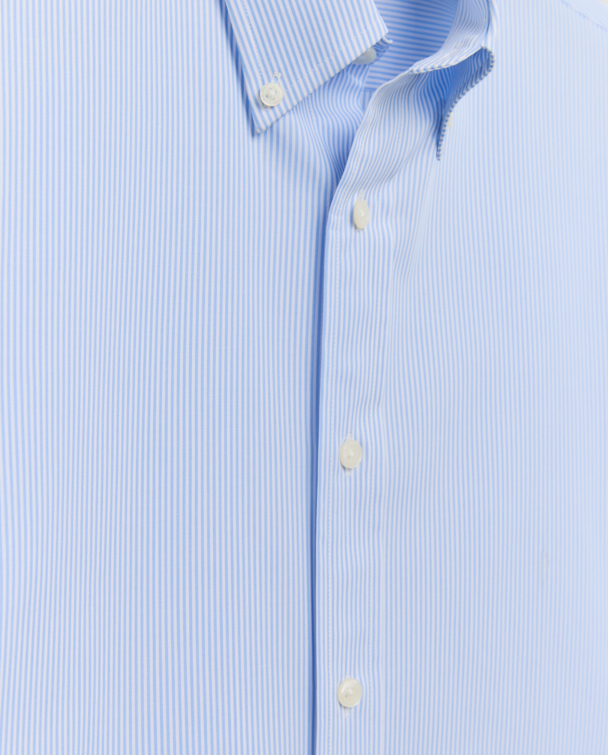Camisa Casual de Manga Comprida Azul-claro-5