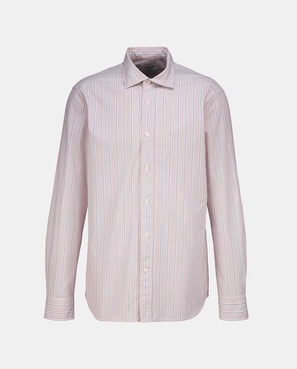 Camisa Casual de Manga Comprida Vermelho/Grená-5