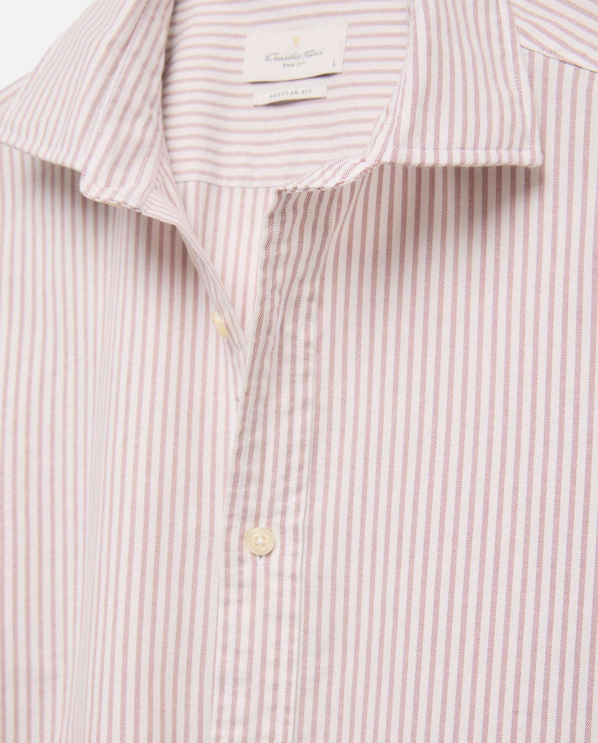 Camisa Casual com Manga Comprida Grená-5
