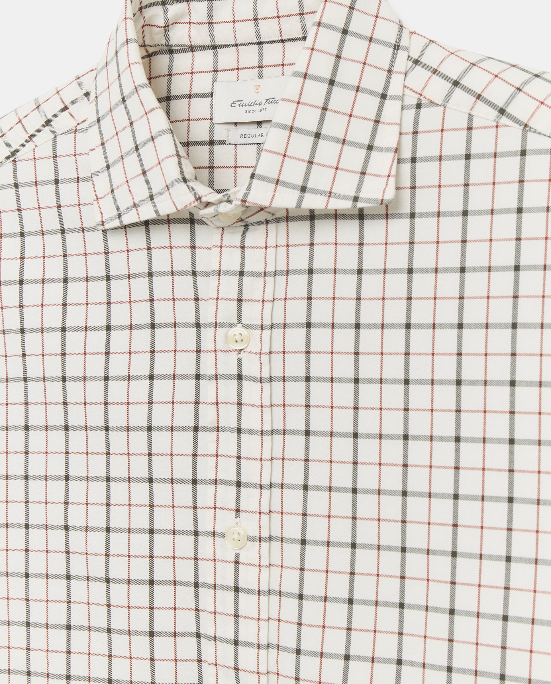 Camisa sport twill lav hombre - Emidio Tucci - Beige Beige-5