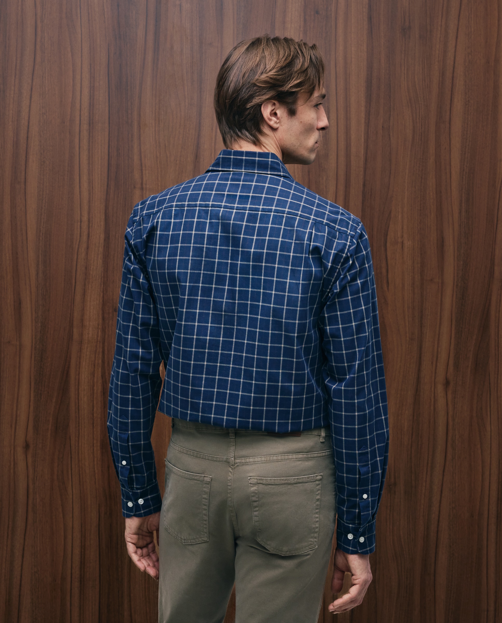 Camisa sport twill lav hombre - Emidio Tucci - Azul marino Azul marino-3