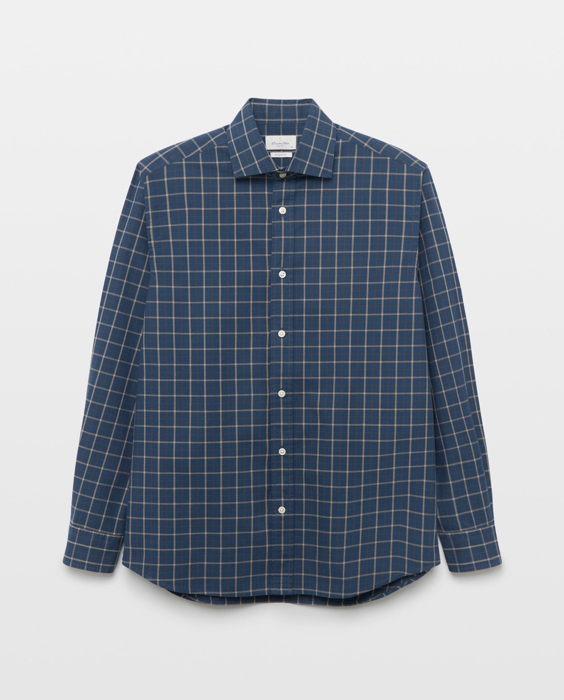 Camisa sport twill lav hombre - Emidio Tucci - Azul marino Azul marino-4