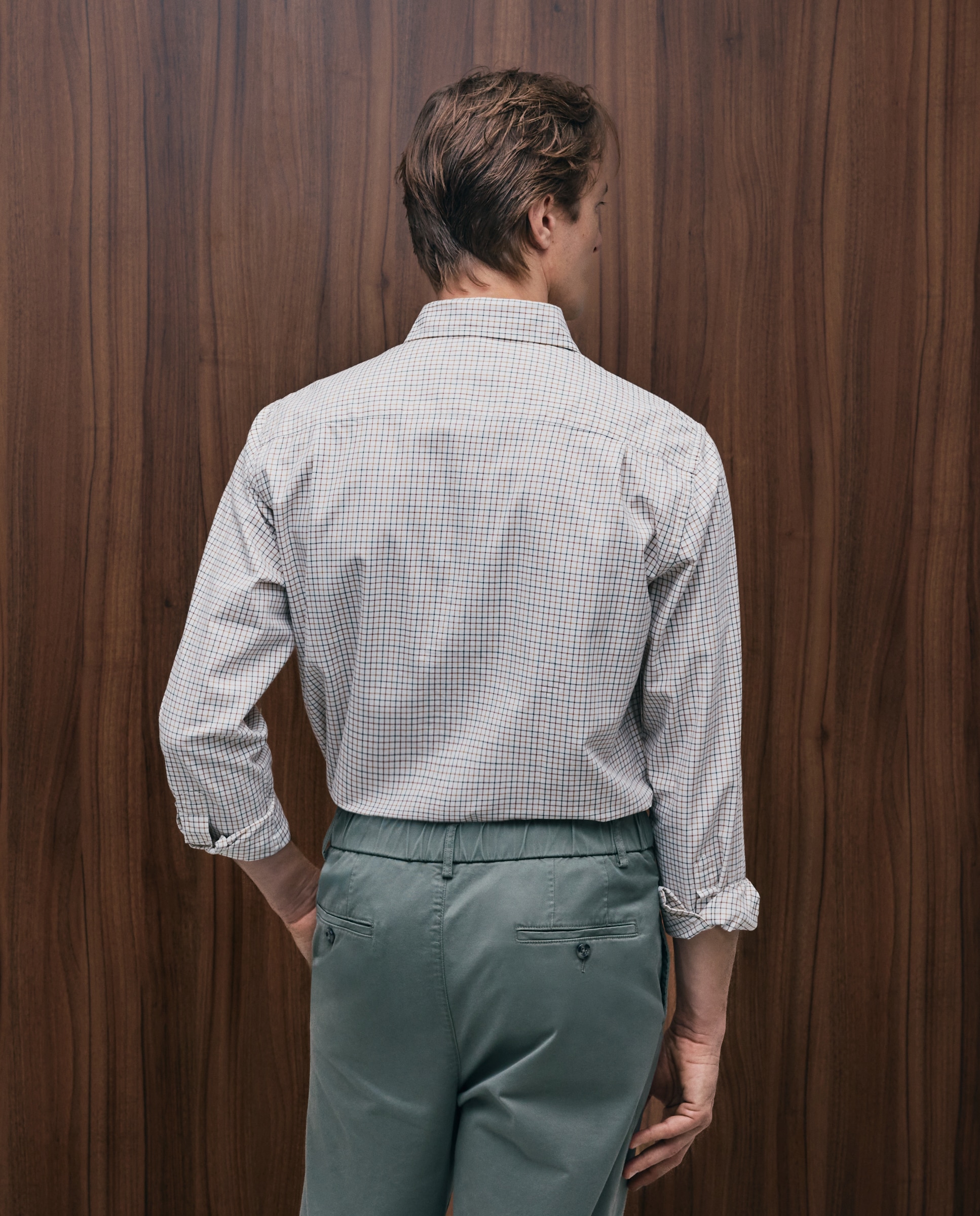Camisa sport twill lav hombre - Emidio Tucci - Beige Beige-3