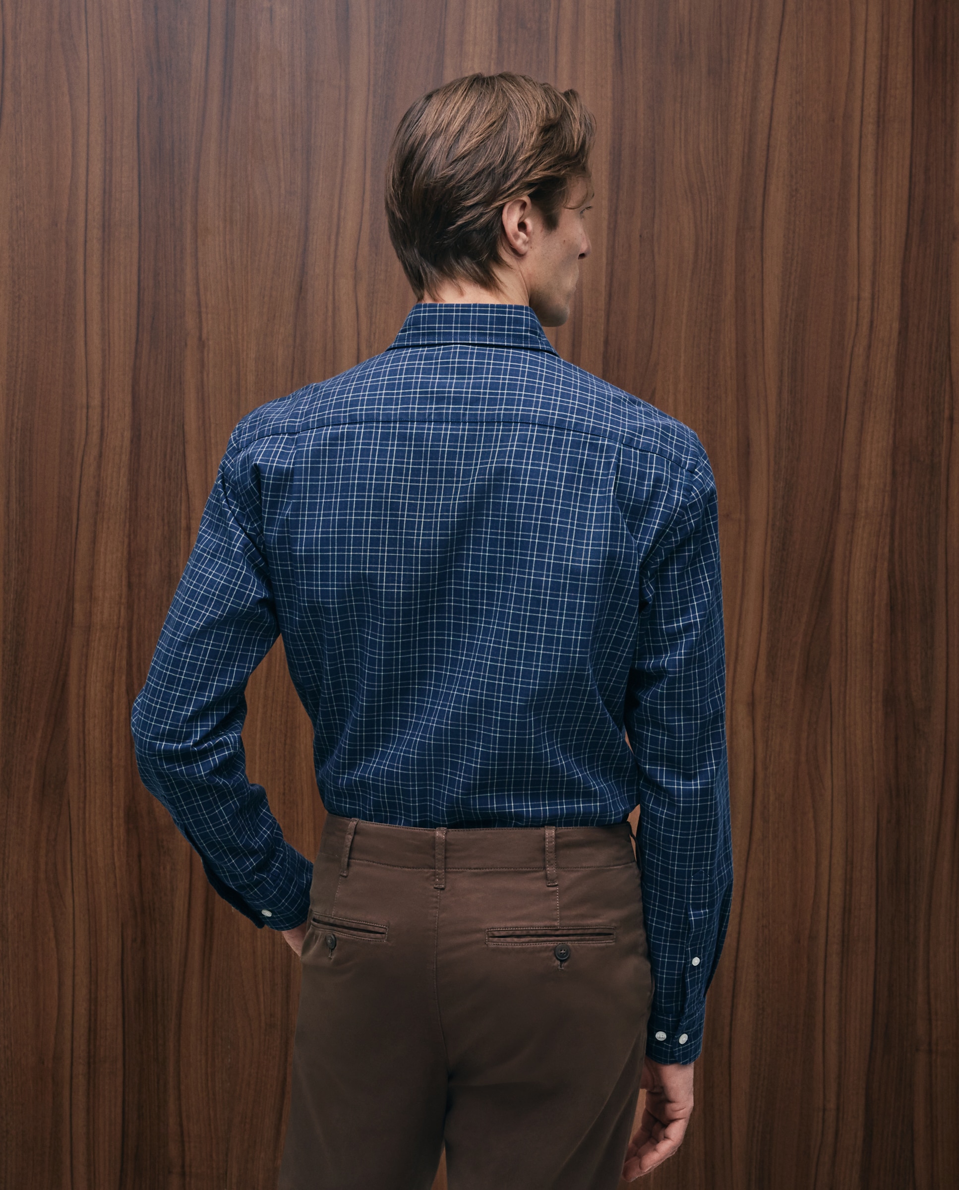 Camisa sport twill lav hombre - Emidio Tucci - Azul marino Azul marino-3