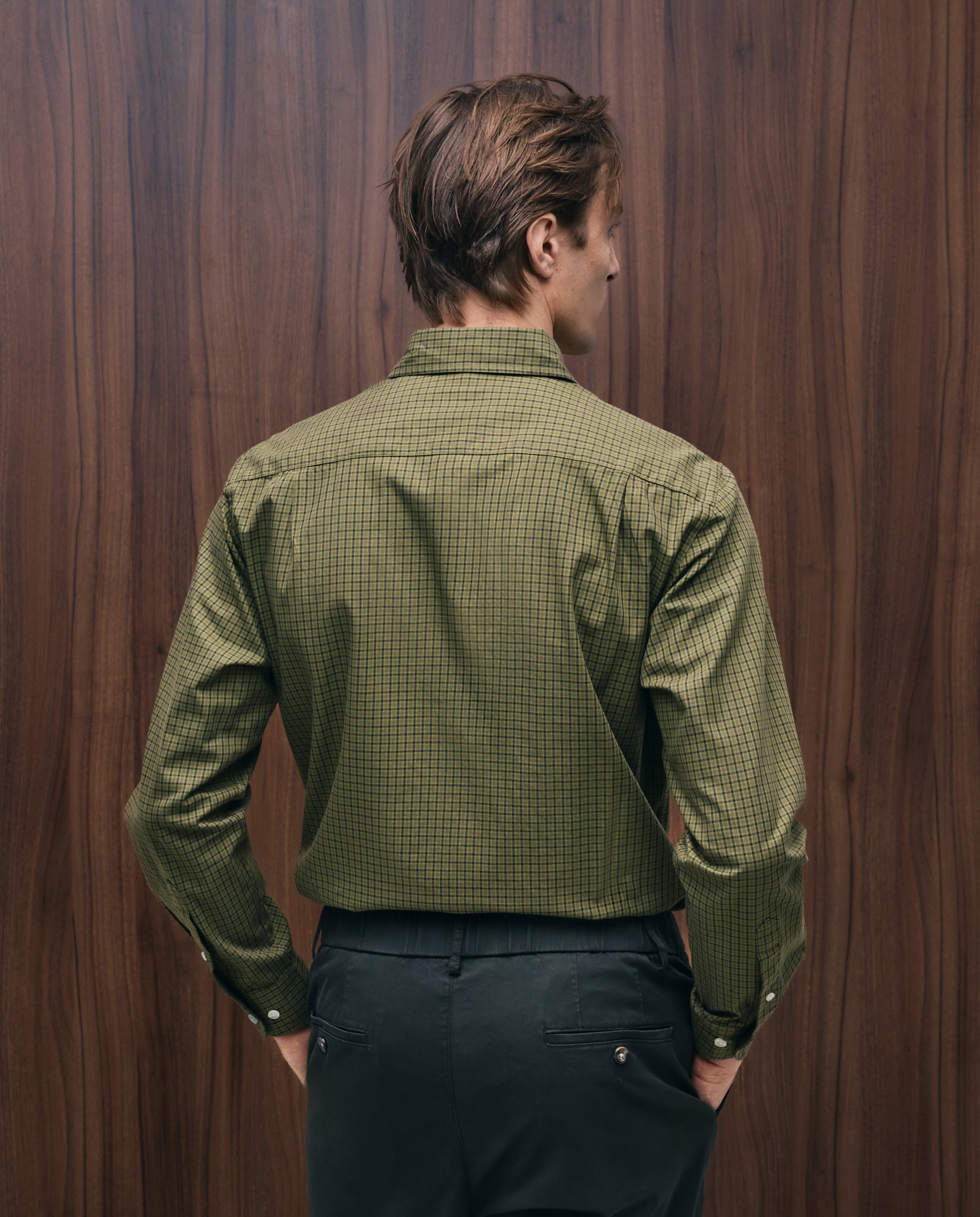 Camisa sport twill hombre - Emidio Tucci - Verde Verde-3