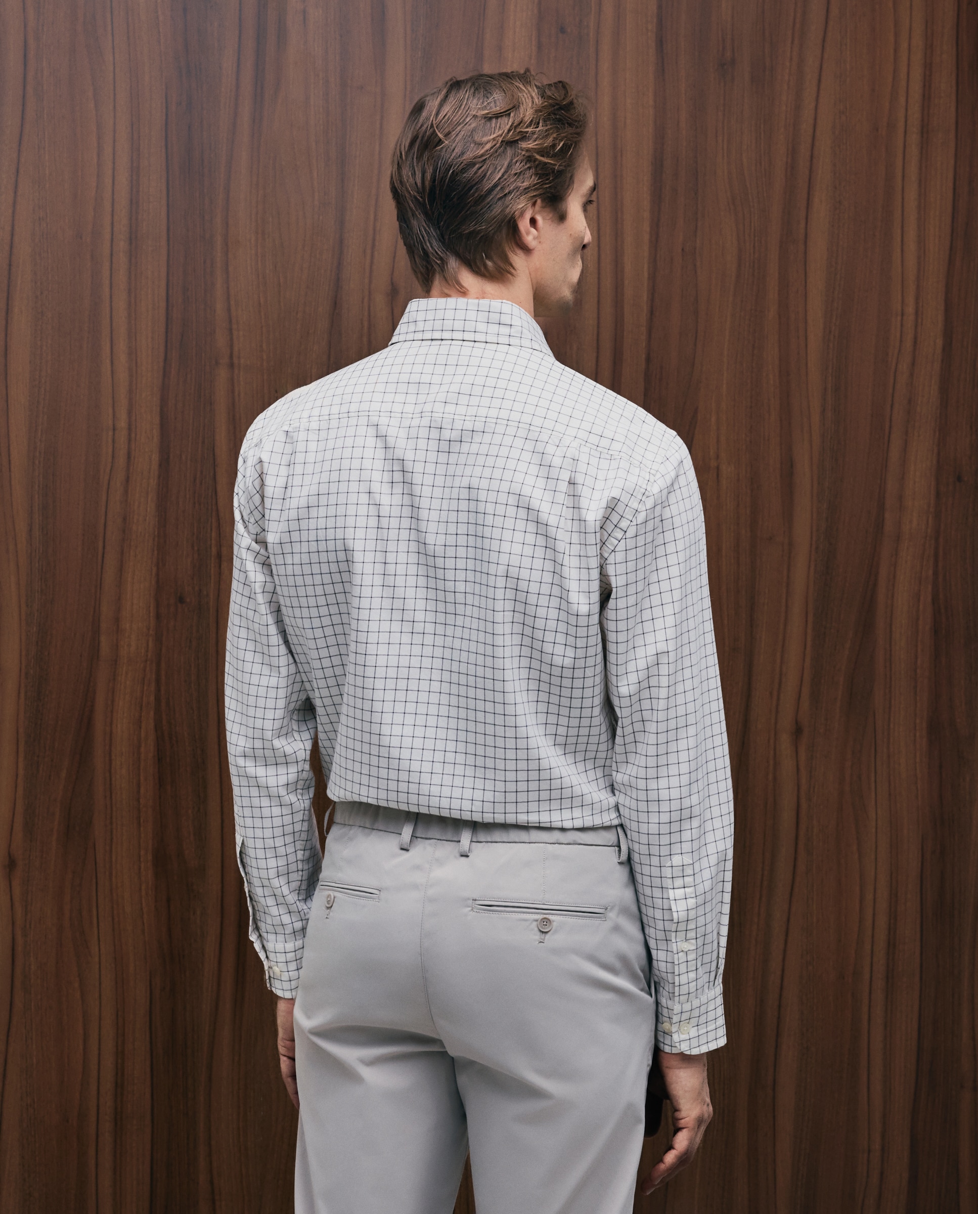 Camisa sport twill lavado 100% algodón regular fit - Emidio Tucci - Marrón Marrón-3