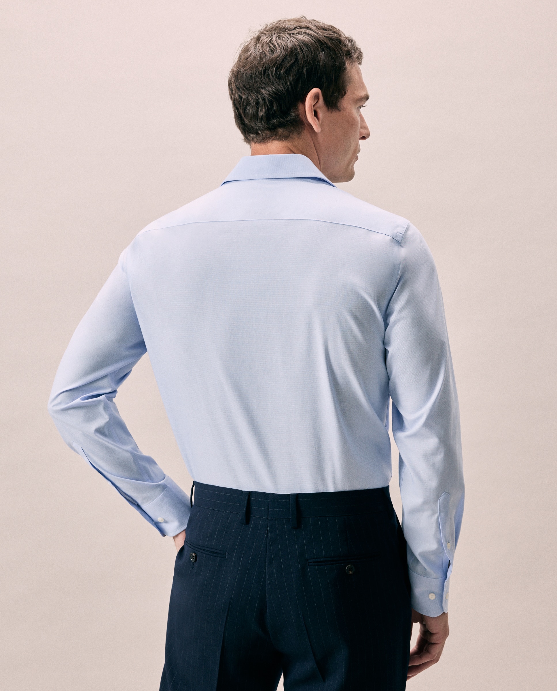 Camisa vestir non iron hombre m/l - Emidio Tucci - Azul Azul-3