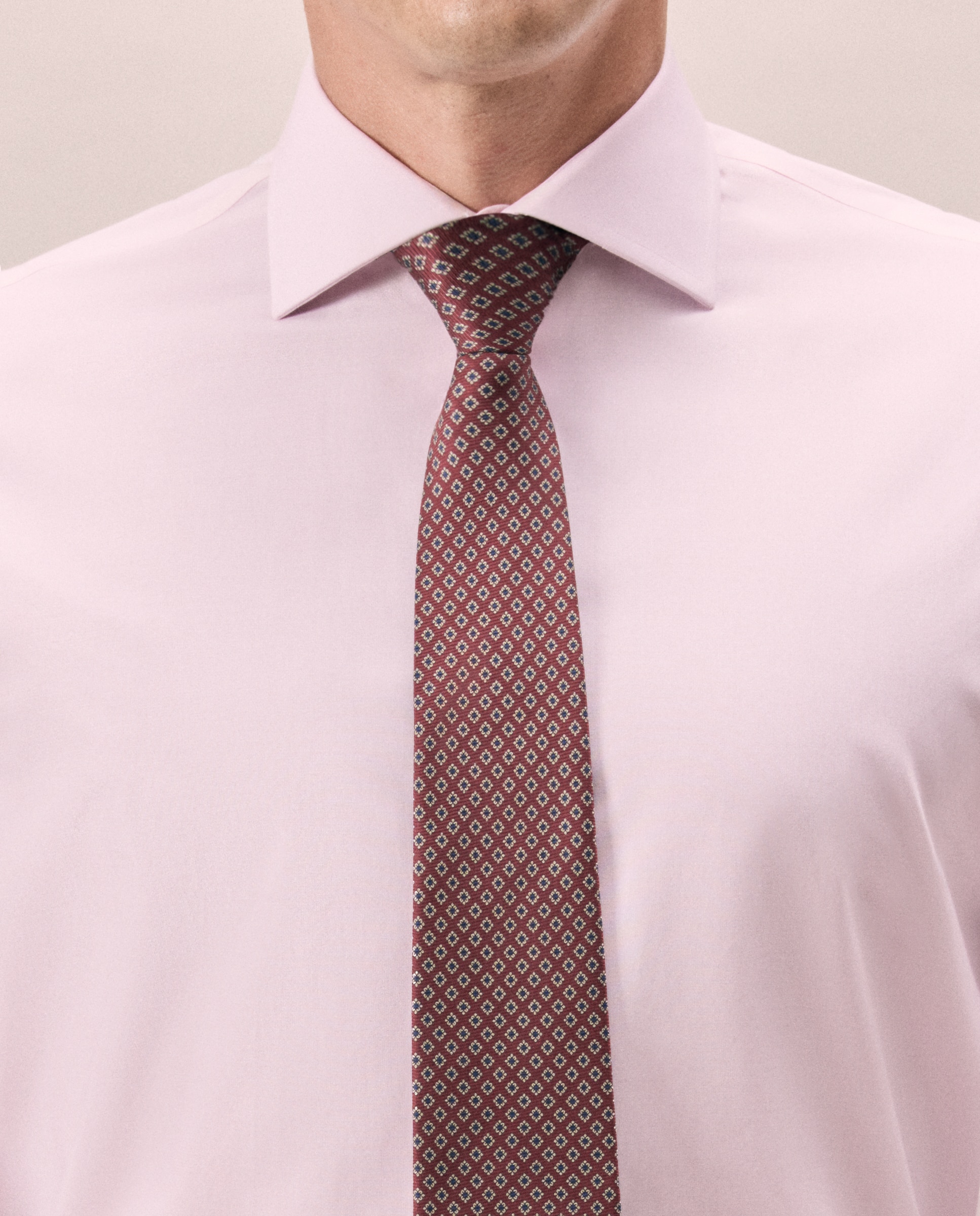 Camisa vestir non iron hombre m/l - Emidio Tucci - Rosa Rosa-3