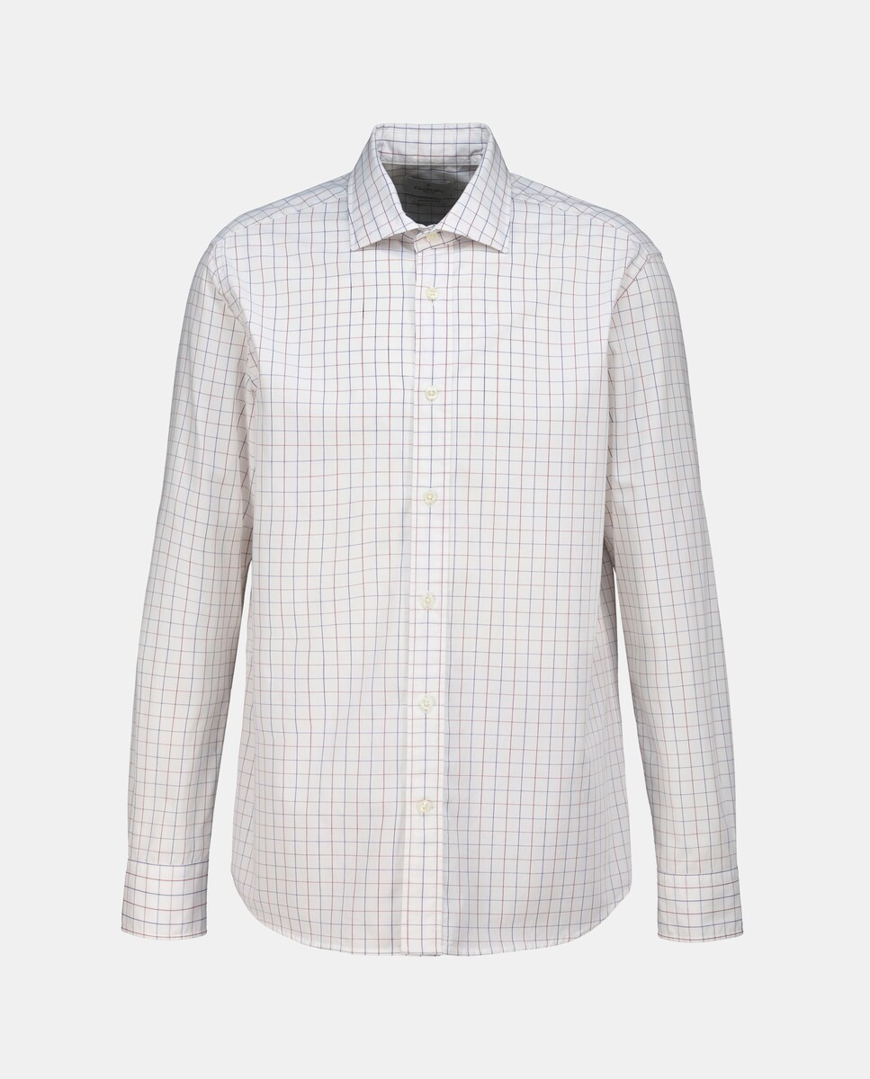 Camisa Casual de Manga Comprida Vermelho/Grená-5