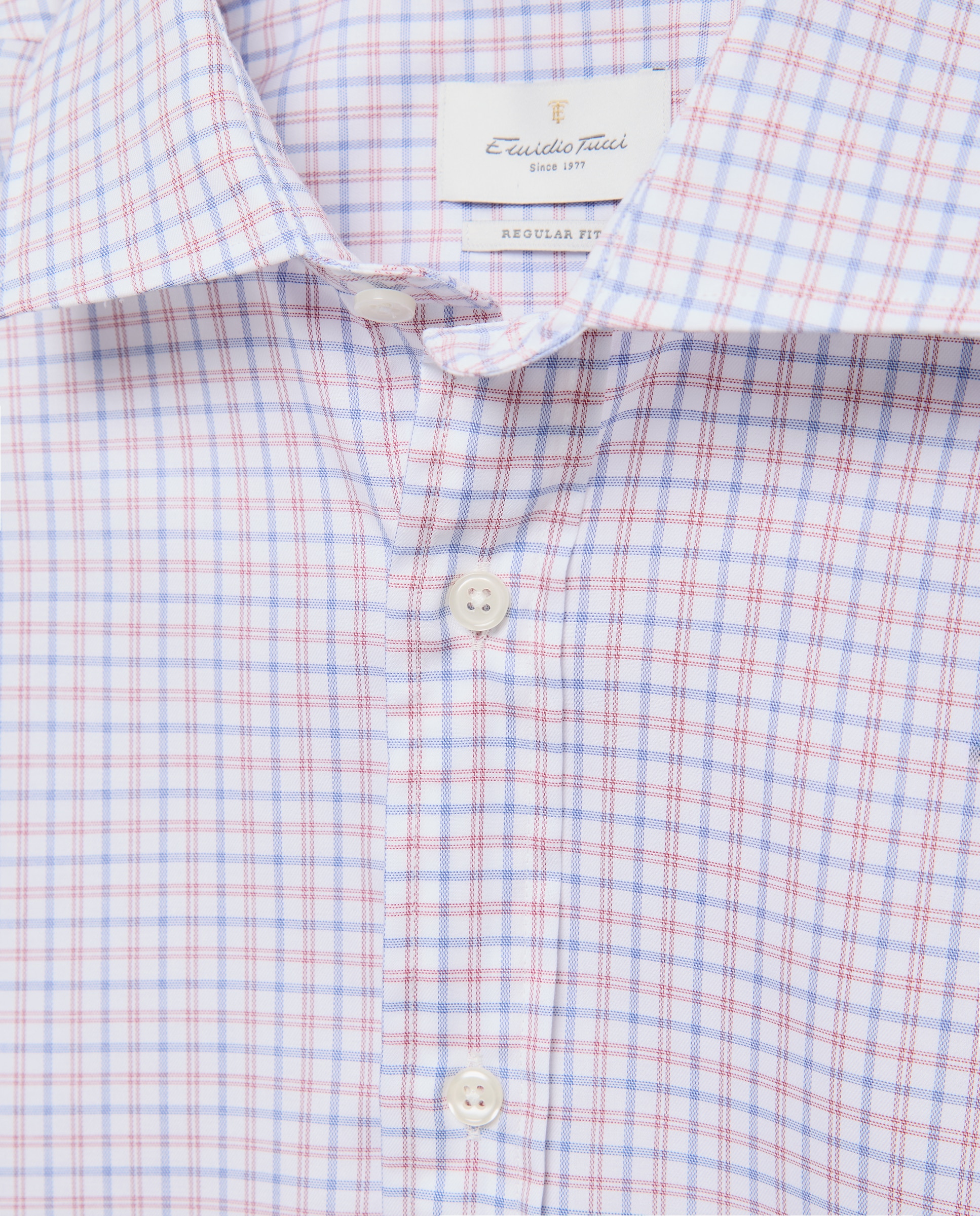 Camisa sport hombre manga larga - Emidio Tucci - Granate Granate-5