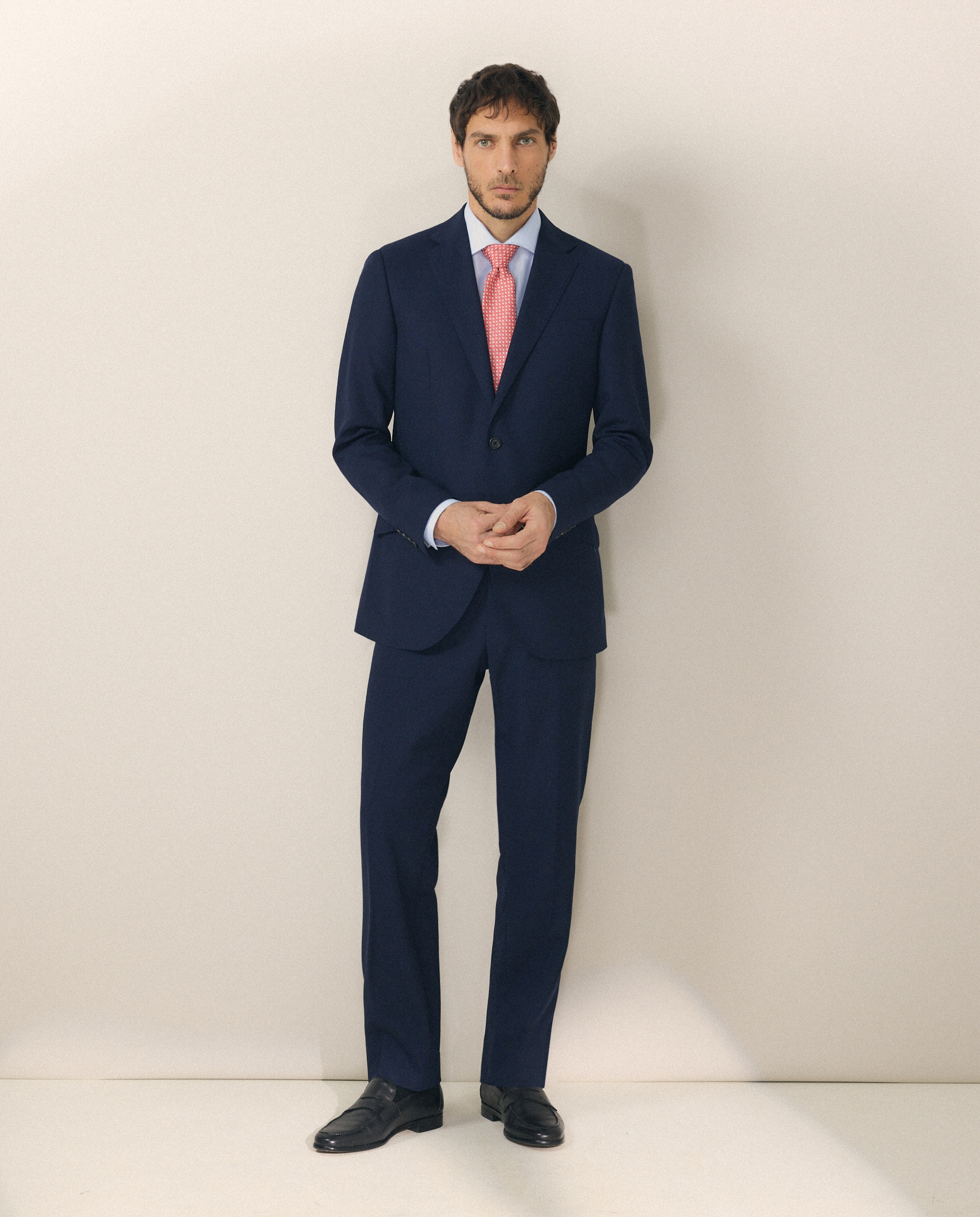 Camisa Formal Slim Fit Celeste-2