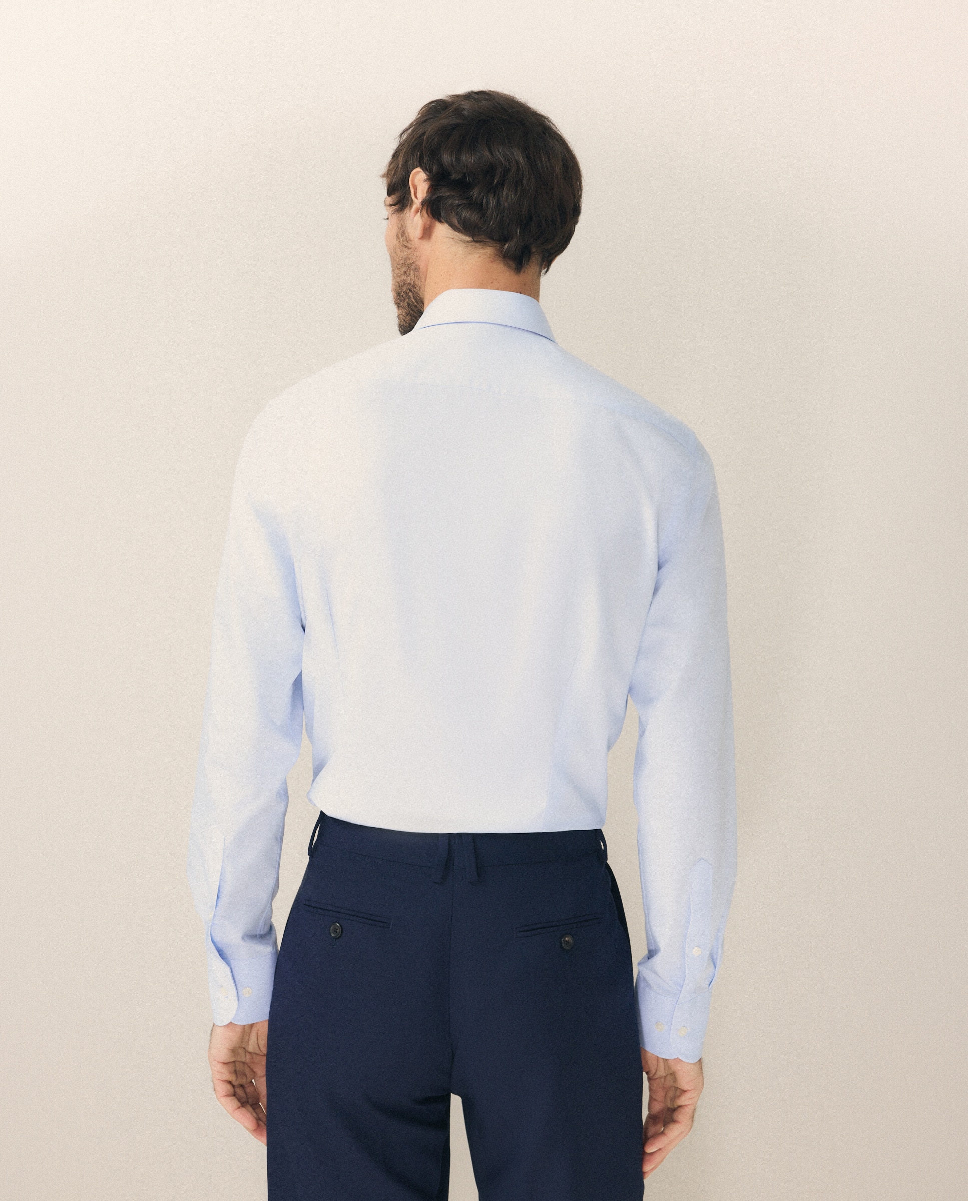 Camisa Formal Slim Fit Celeste-3