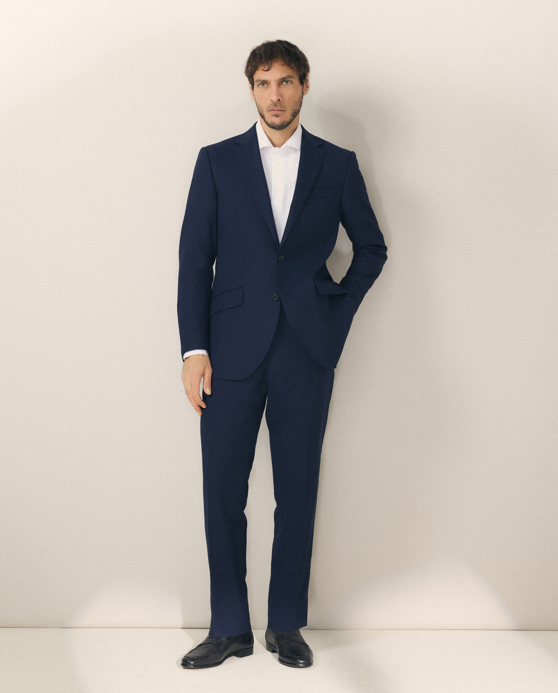 Camisa vestir non iron hombre m/l - Emidio Tucci - Blanco Blanco-2