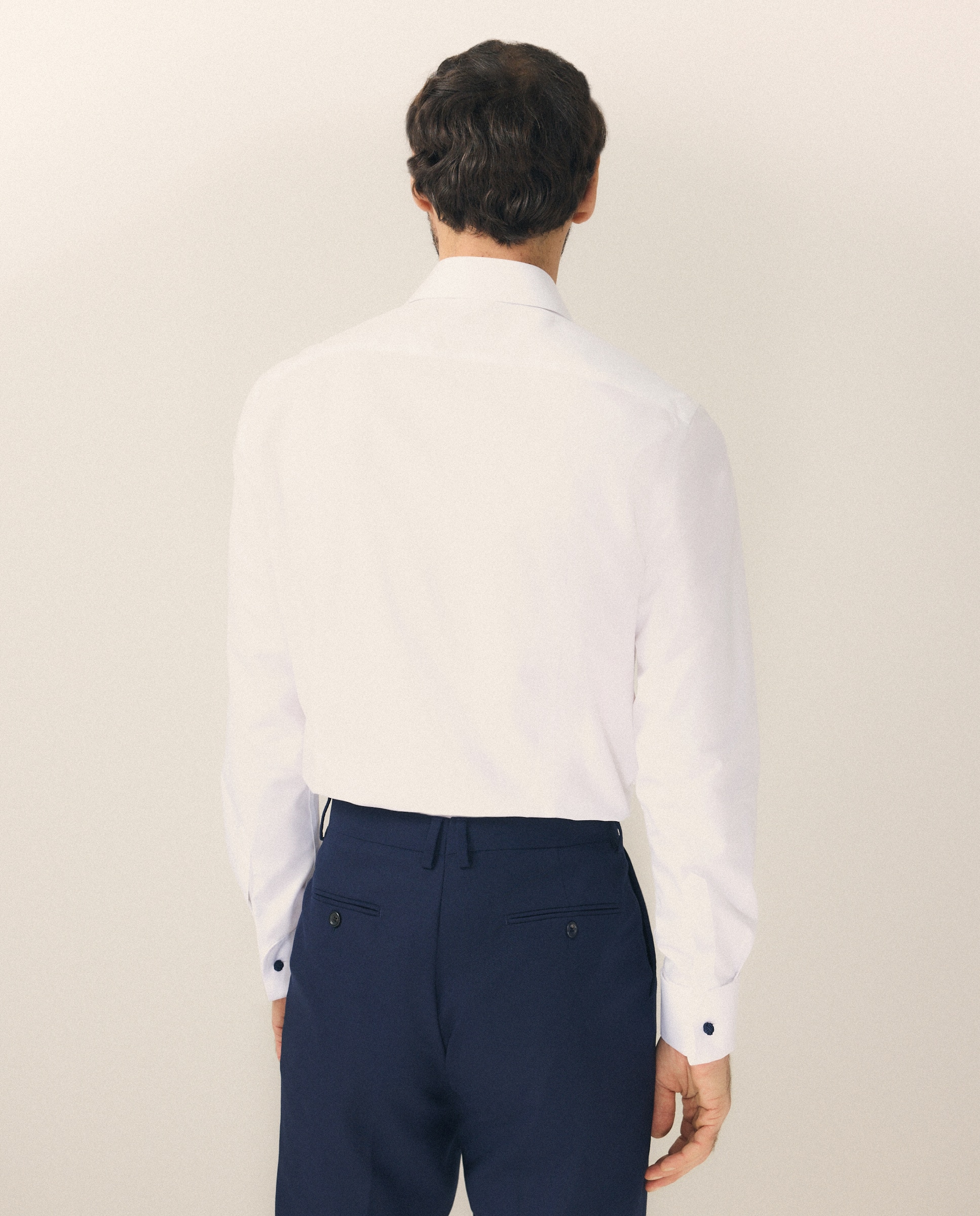 Camisa vestir non iron hombre m/l - Emidio Tucci - Blanco Blanco-3