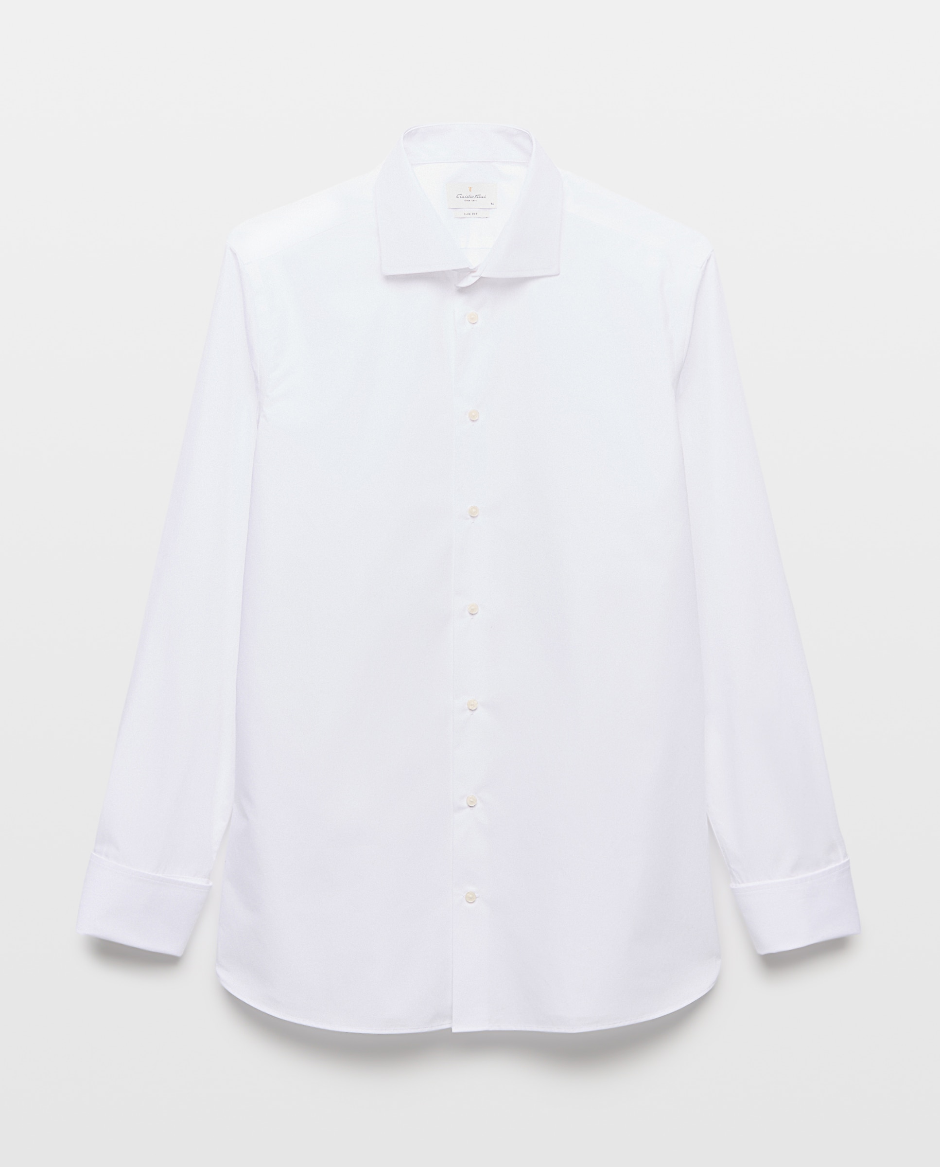 Camisa vestir non iron hombre m/l - Emidio Tucci - Blanco Blanco-5