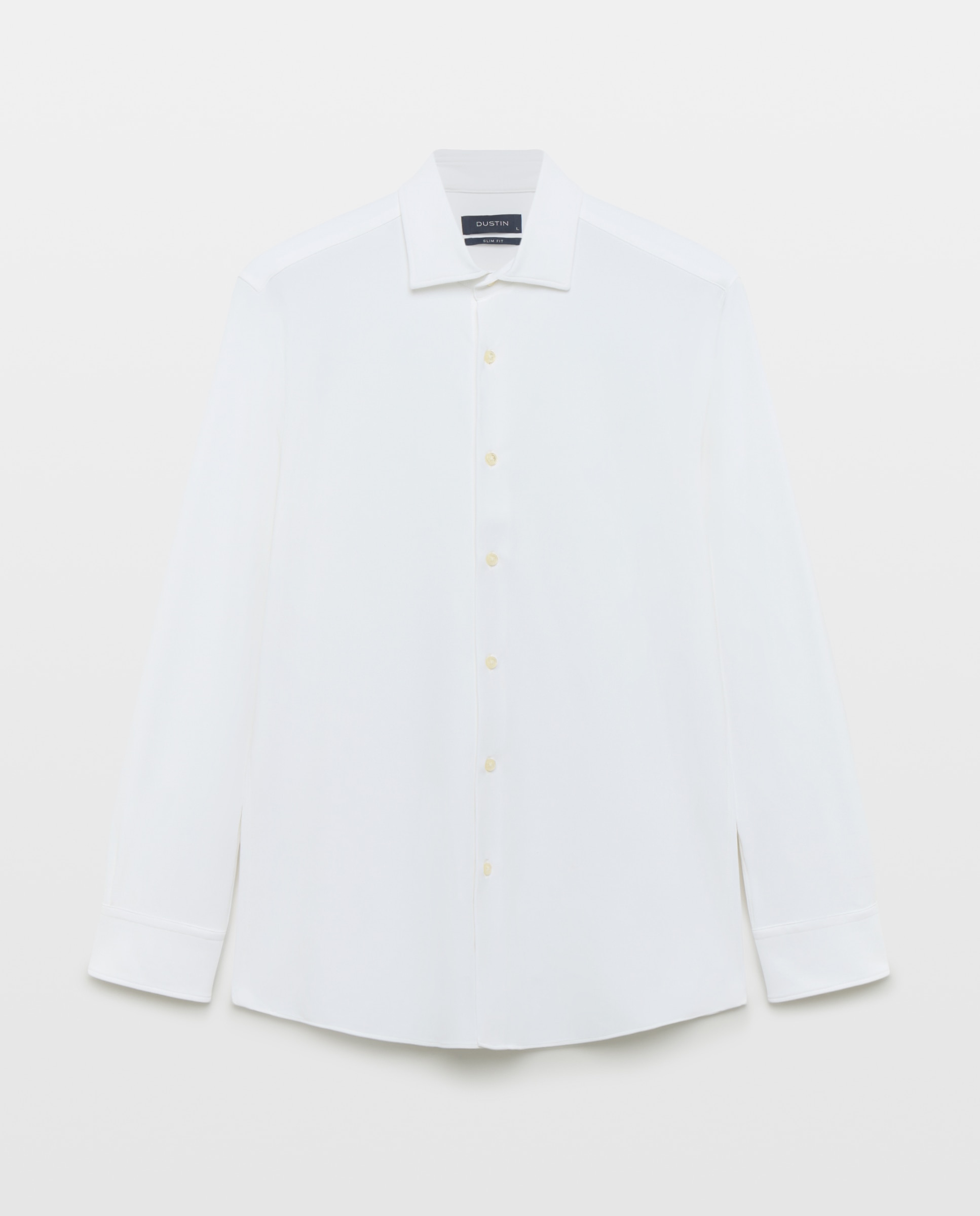 Camisa de vestir stretch slim fit. - Dustin - Blanco Blanco-4