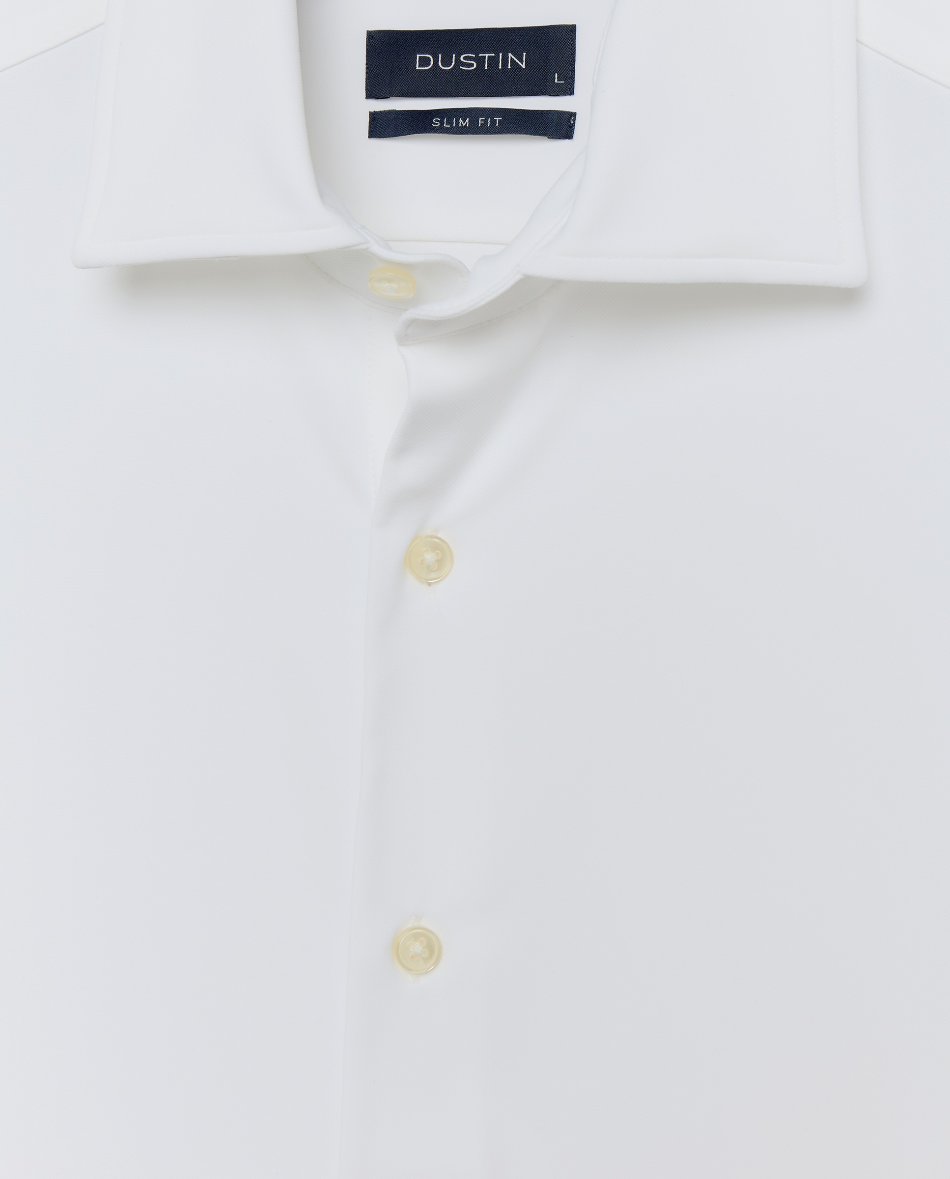 Camisa de vestir stretch slim fit. - Dustin - Blanco Blanco-5