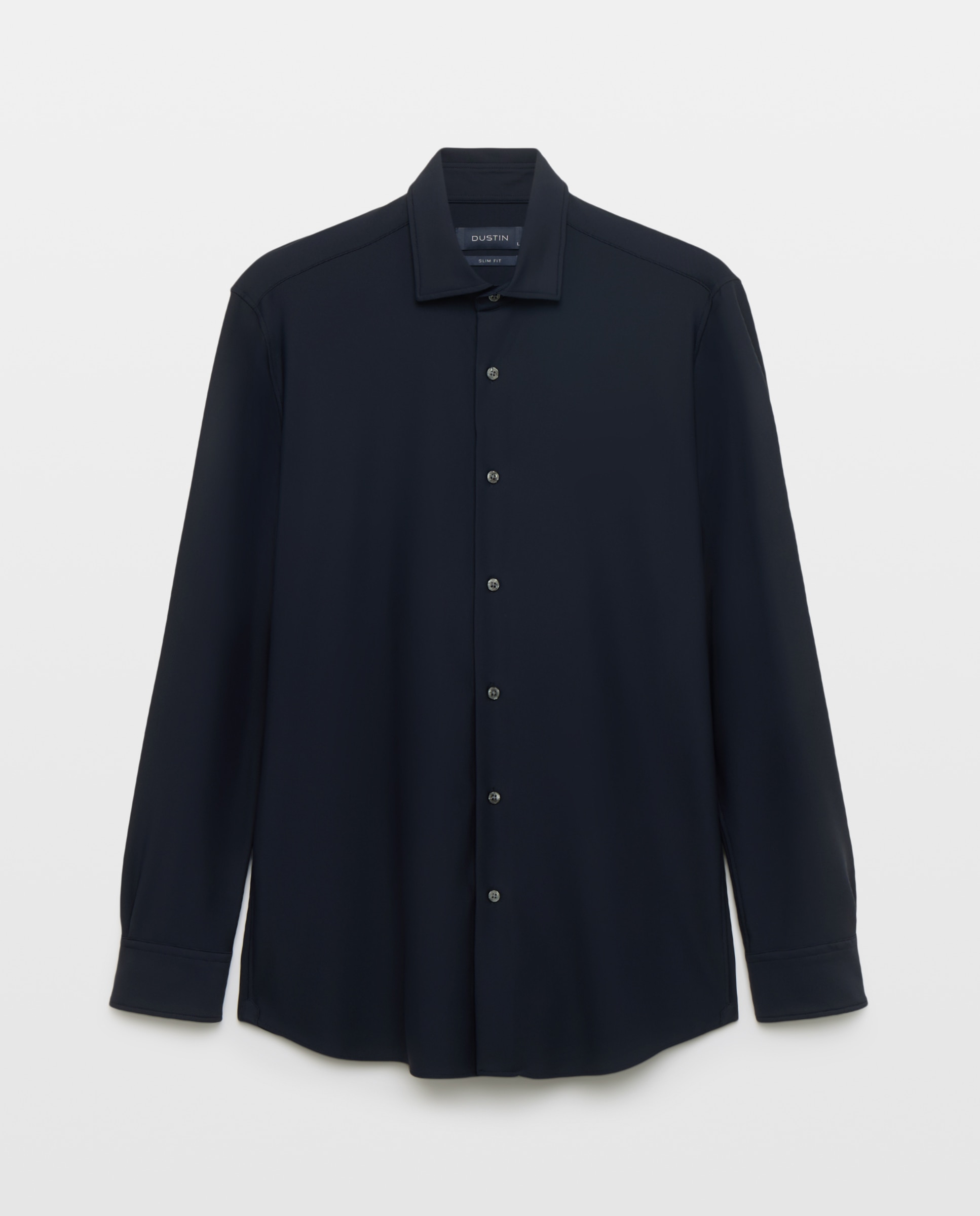 Camisa de vestir stretch slim fit. - Dustin - Azul marino Azul marino-4