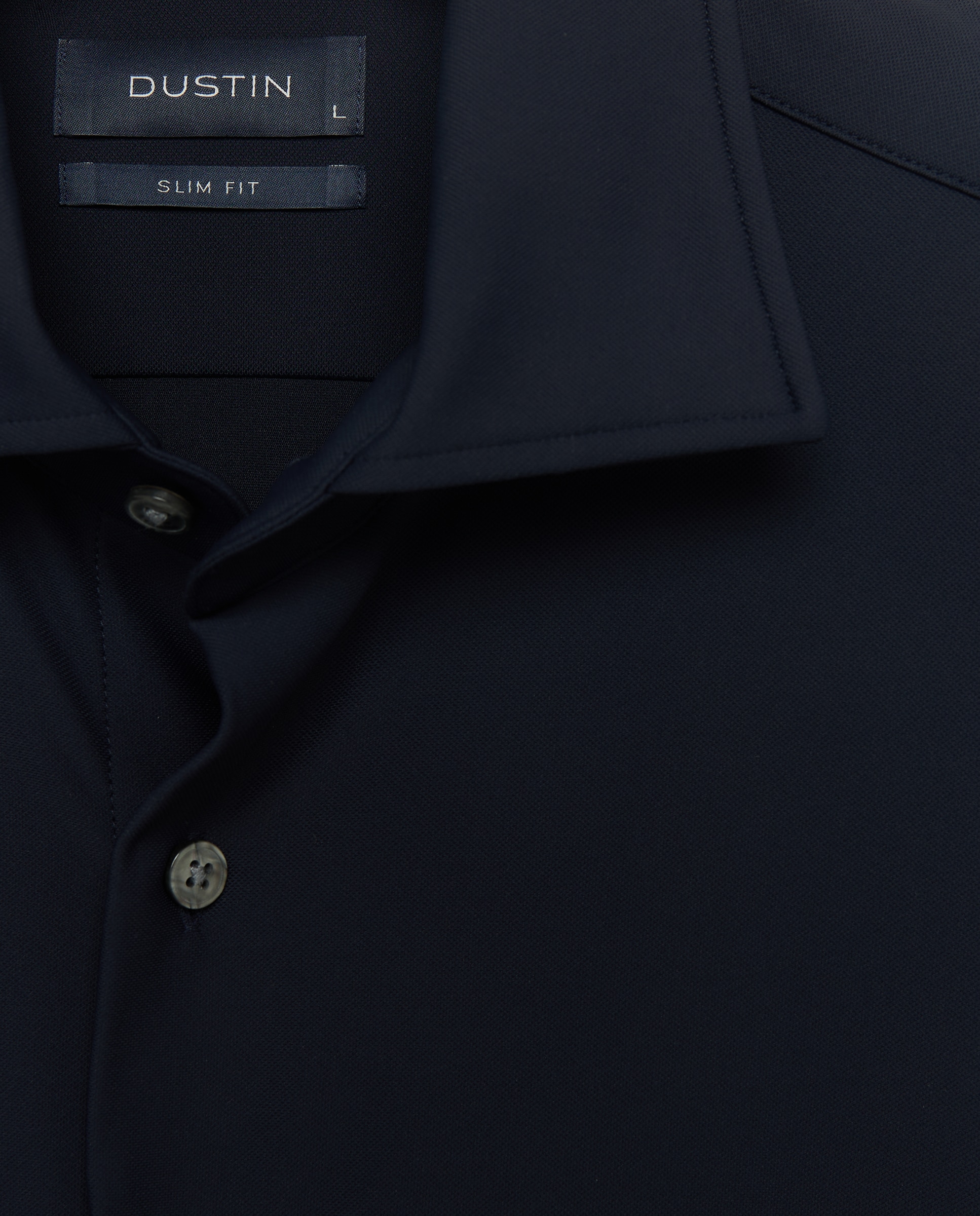Camisa de vestir stretch slim fit. - Dustin - Azul marino Azul marino-5