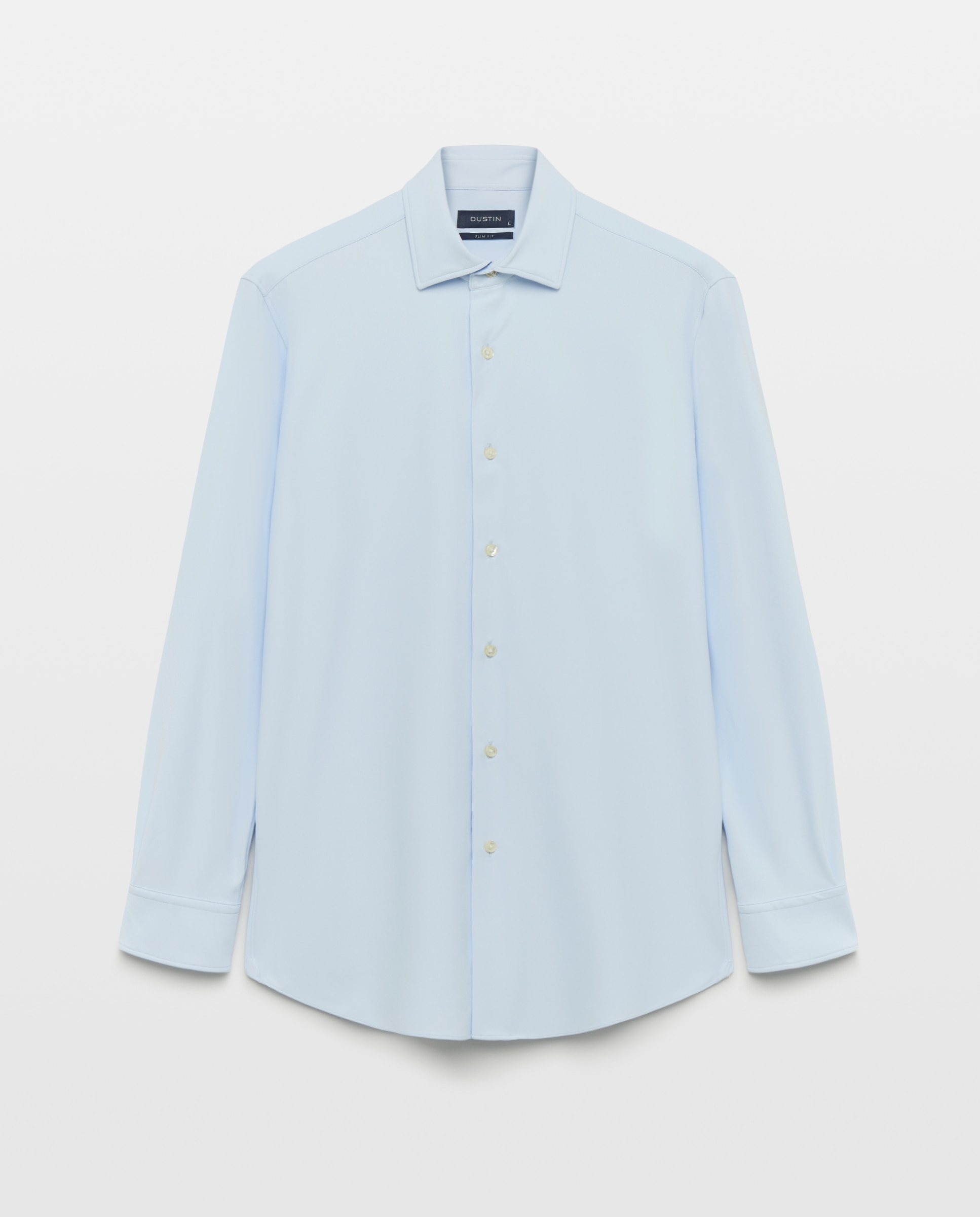 Camisa de vestir stretch slim fit. - Dustin - Azul claro Azul claro-4