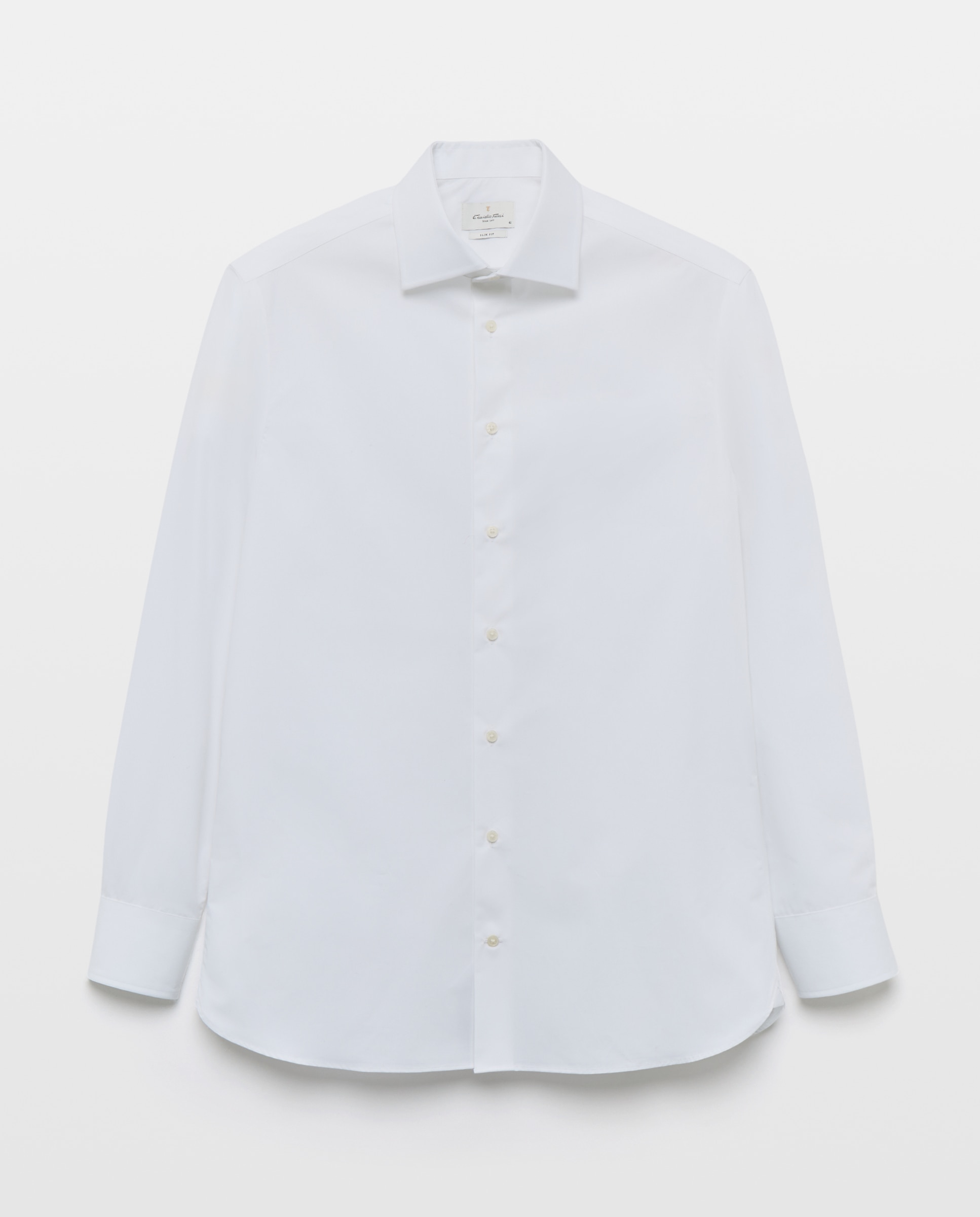 Camisa Clássica de Manga Comprida Non Iron Branco-4