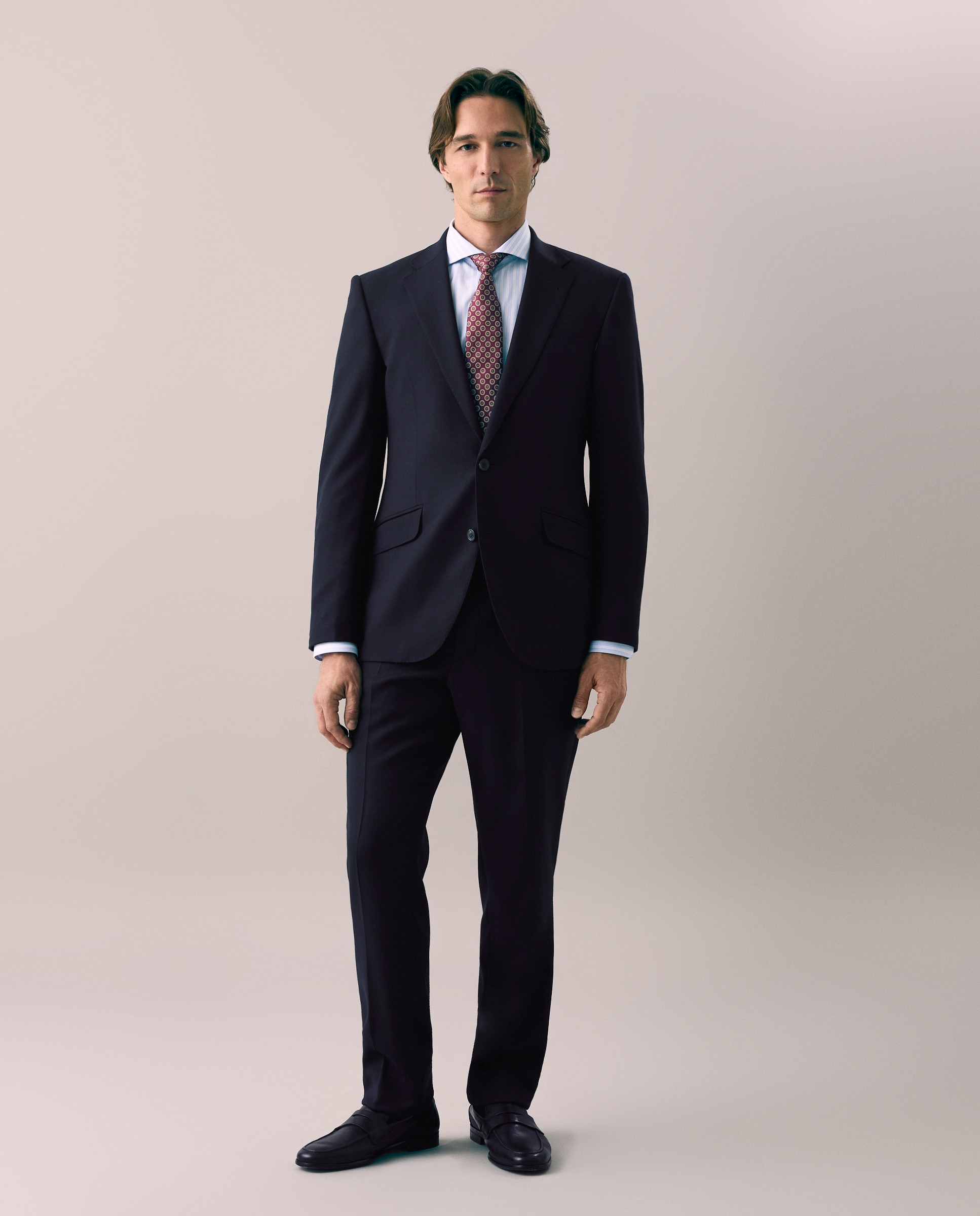 Camisa vestir non iron hombre manga larga - Emidio Tucci - Azul claro Azul claro-2