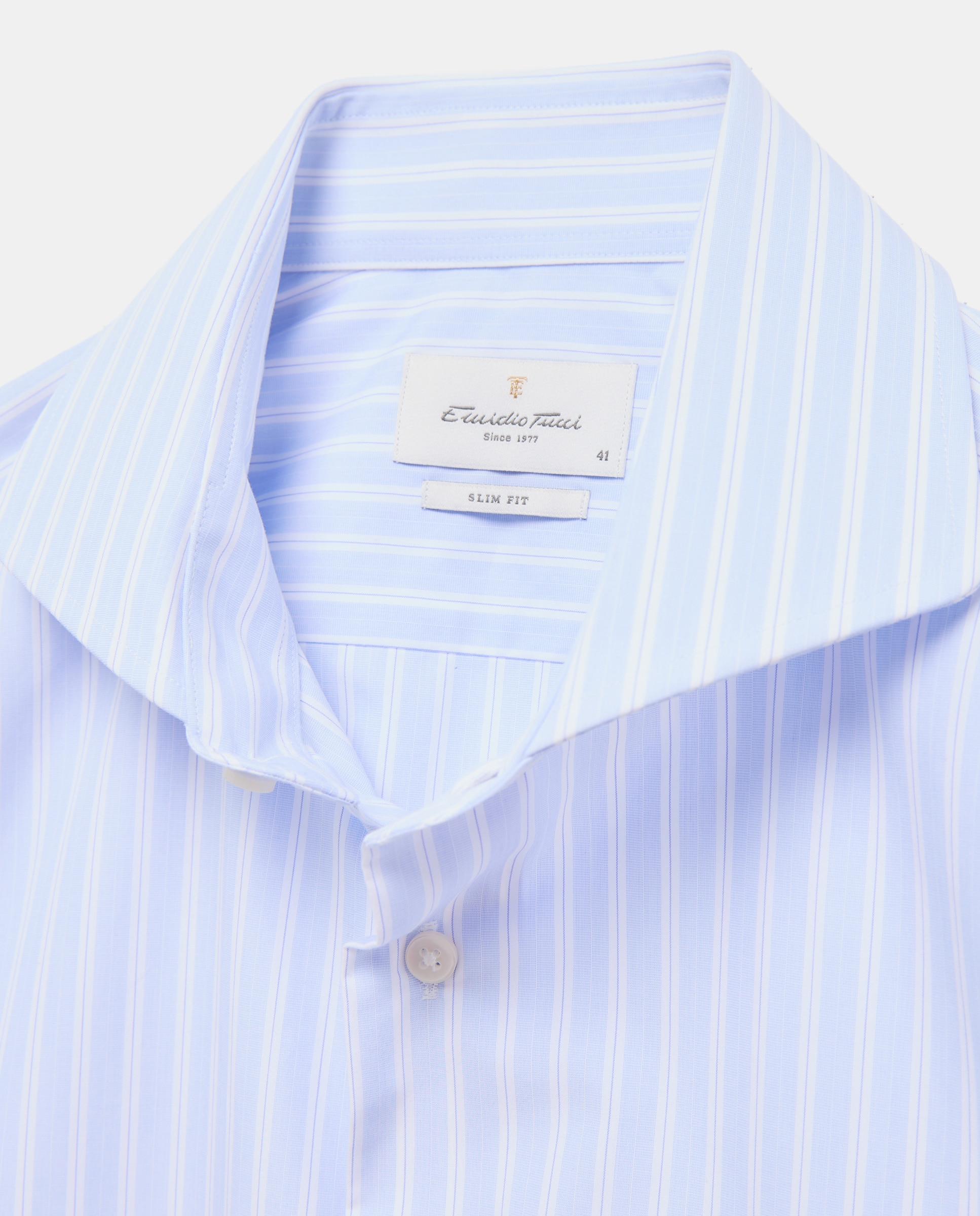 Camisa vestir non iron hombre manga larga - Emidio Tucci - Azul claro Azul claro-6