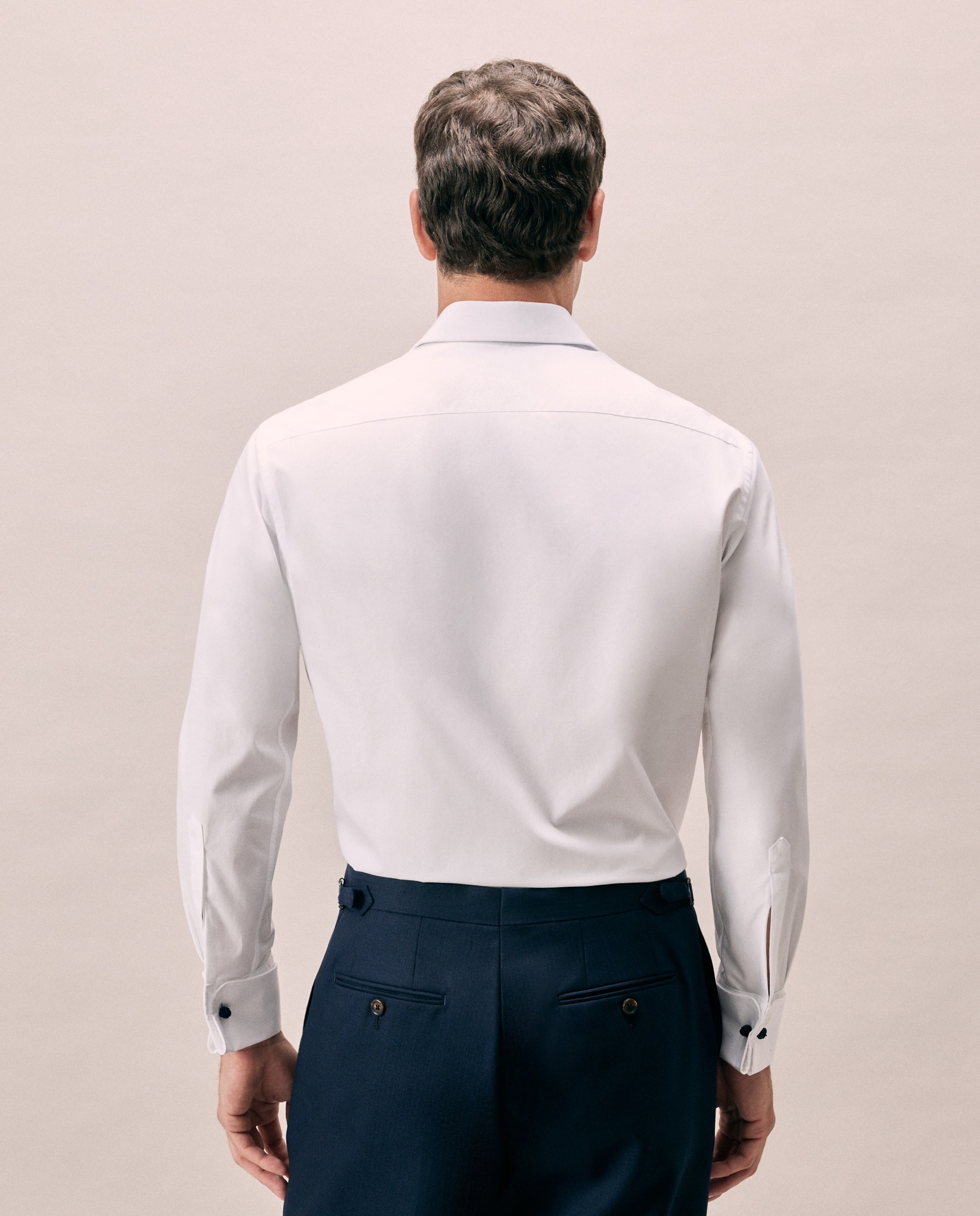Camisa vestir 100% algodón soft - Emidio Tucci - Blanco Blanco-4
