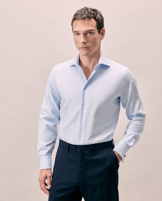 Camisa vestir 100% algodón non iron fit regular