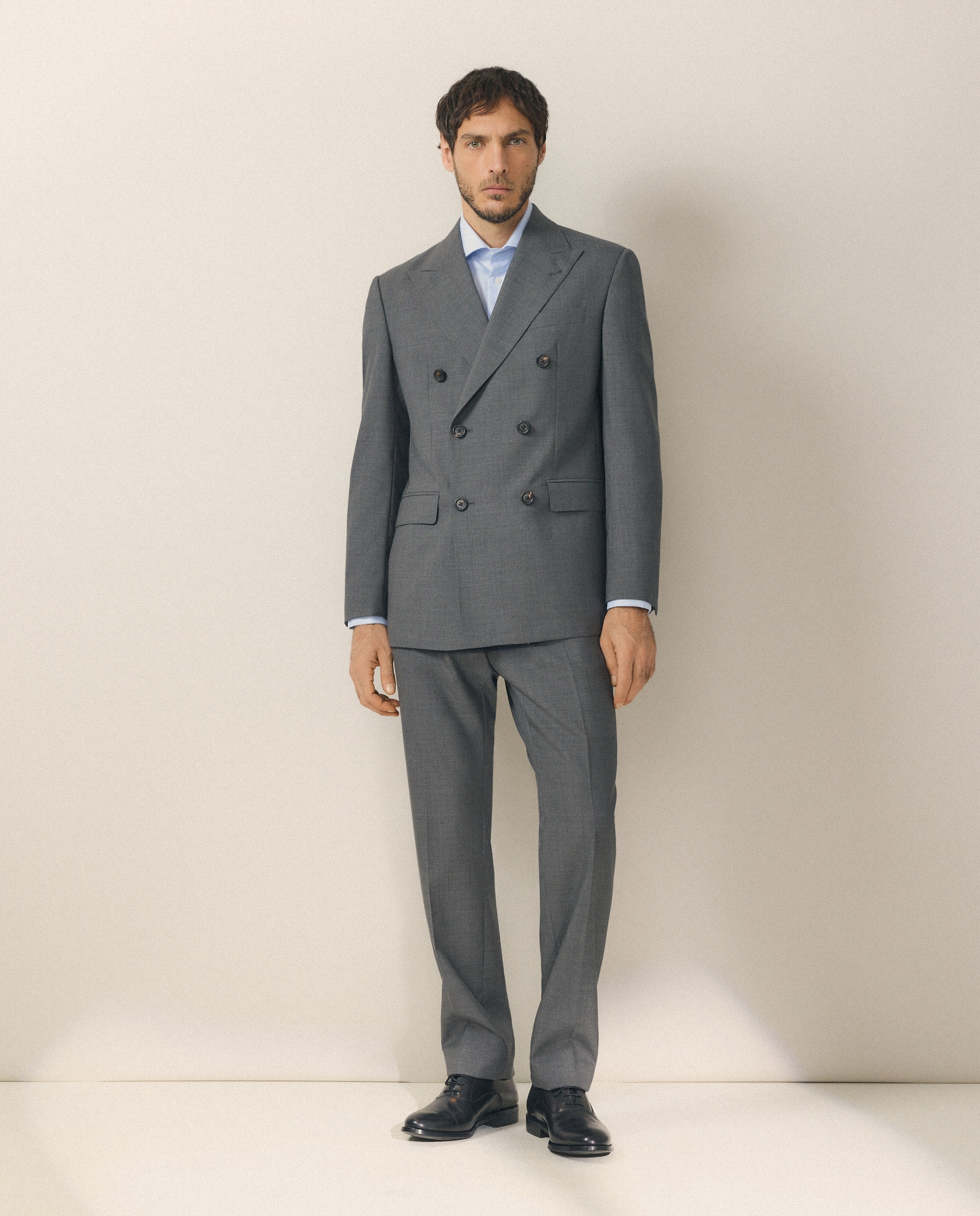 Camisa Formal Regular Fit Non Iron Azul-claro-2