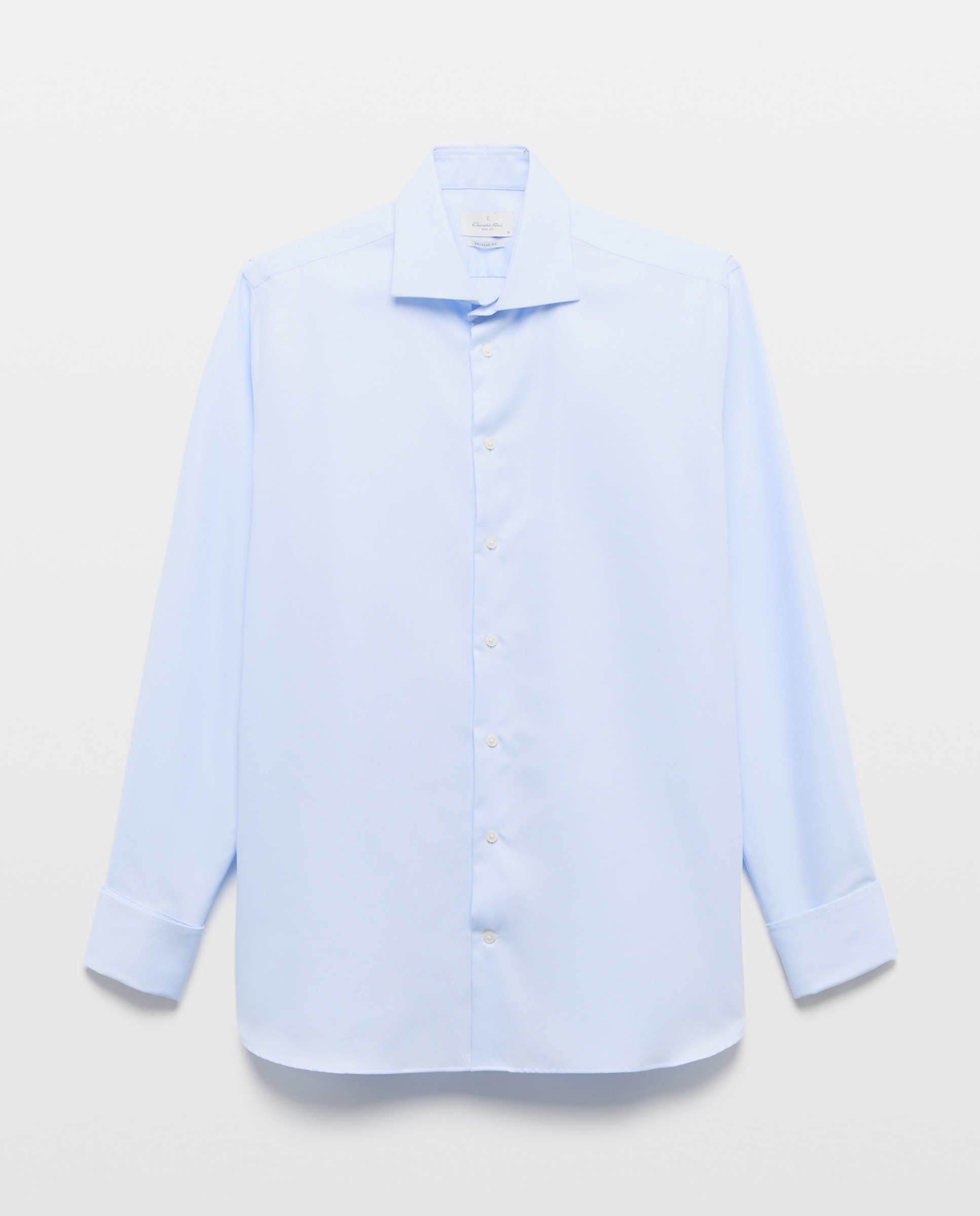 Camisa Formal Regular Fit Non Iron Azul-claro-5