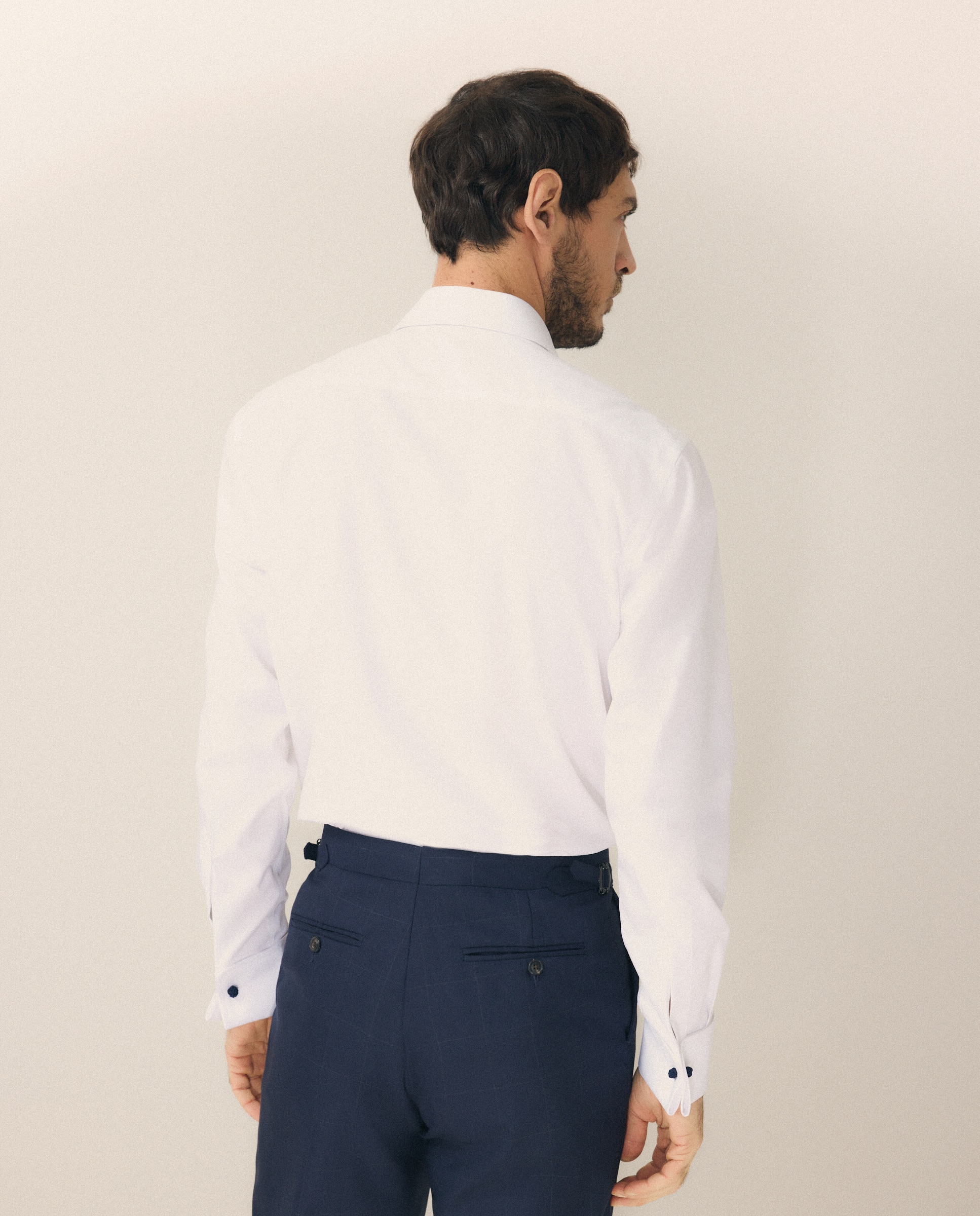 Camisa Formal de Manga Comprida Branco-3