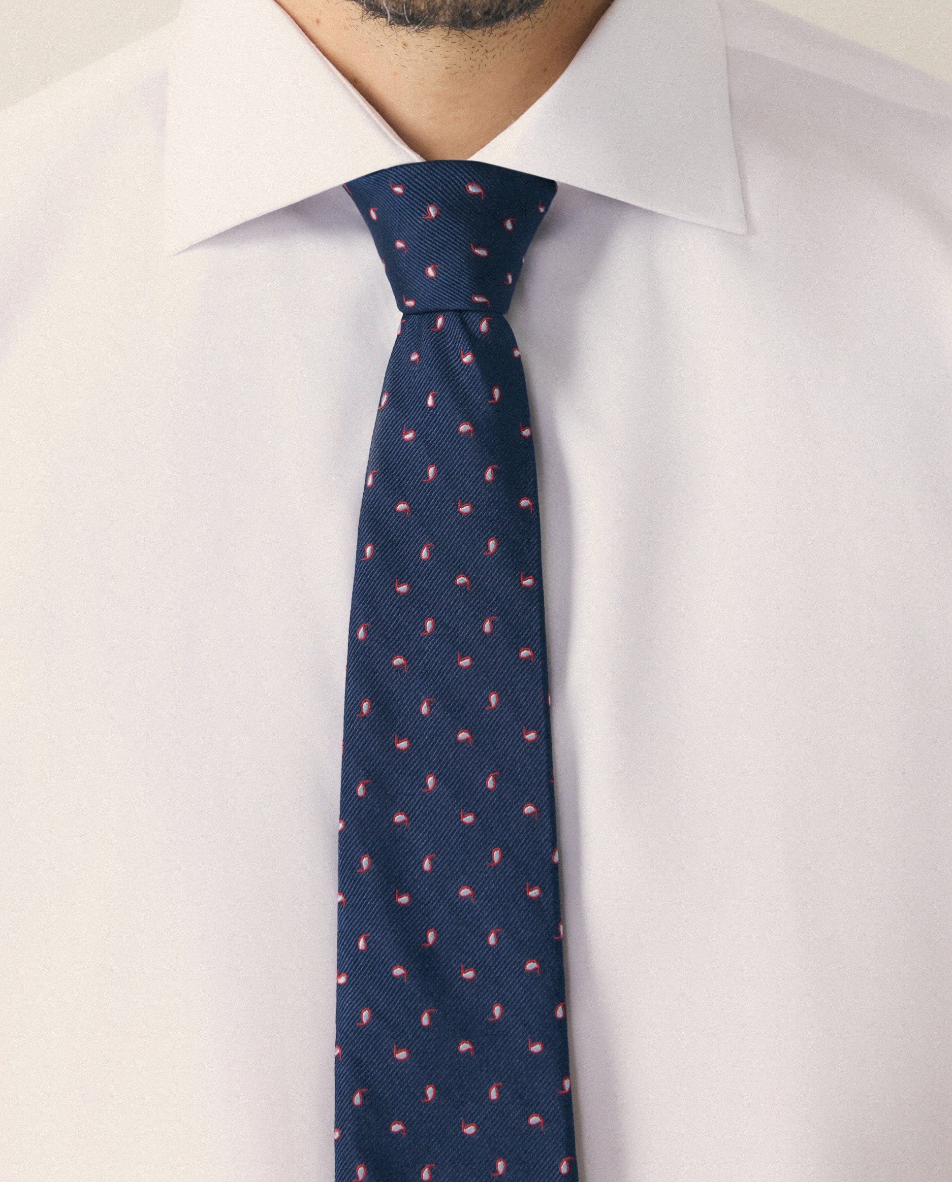 Camisa Formal de Manga Comprida Branco-4