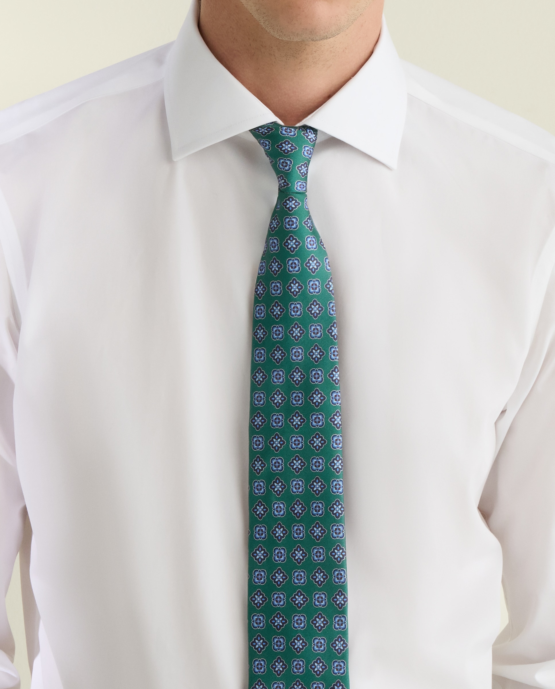 Camisa Formal de Manga Comprida Branco-7