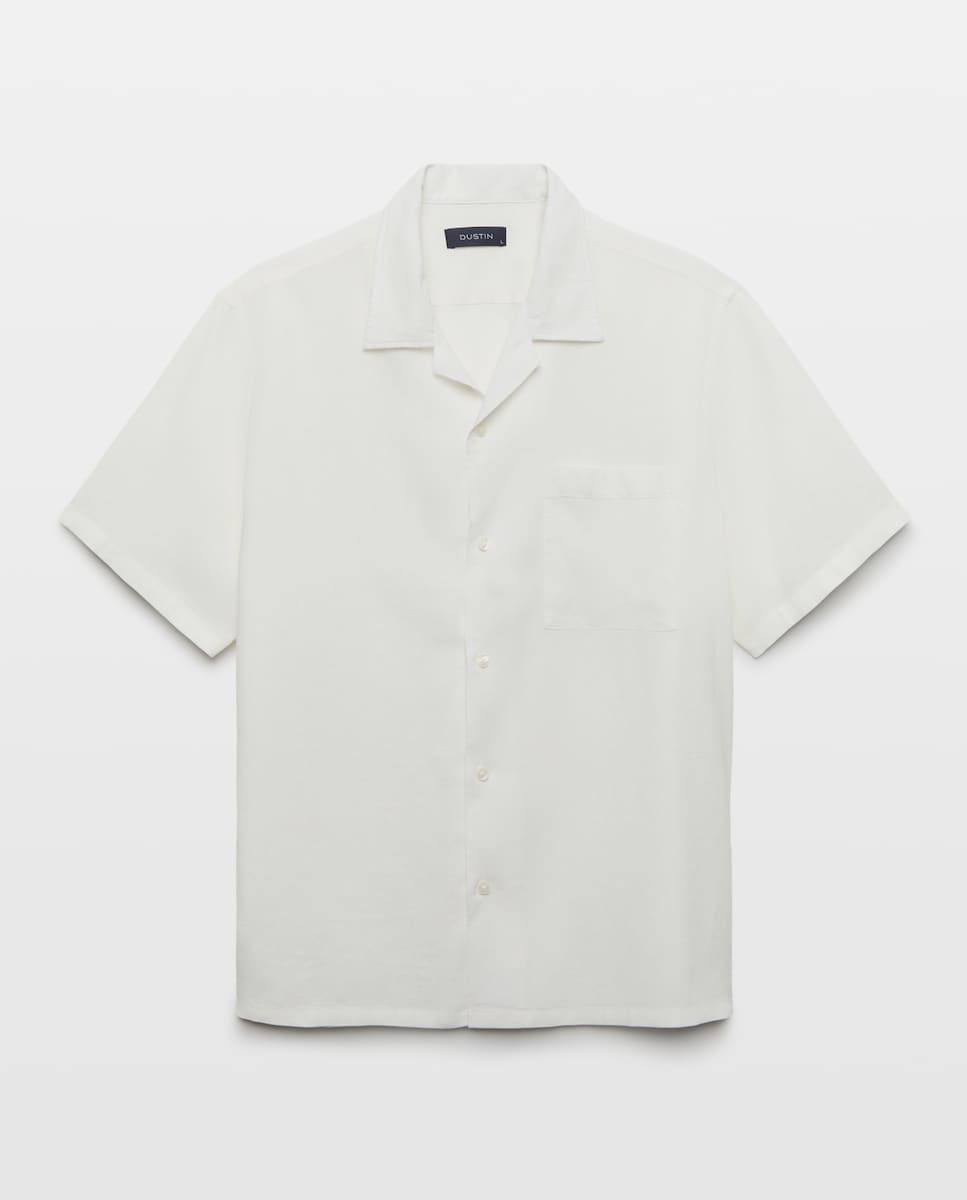 Imagem 0 de Camisa Bowling Fit de Linho e Algodão