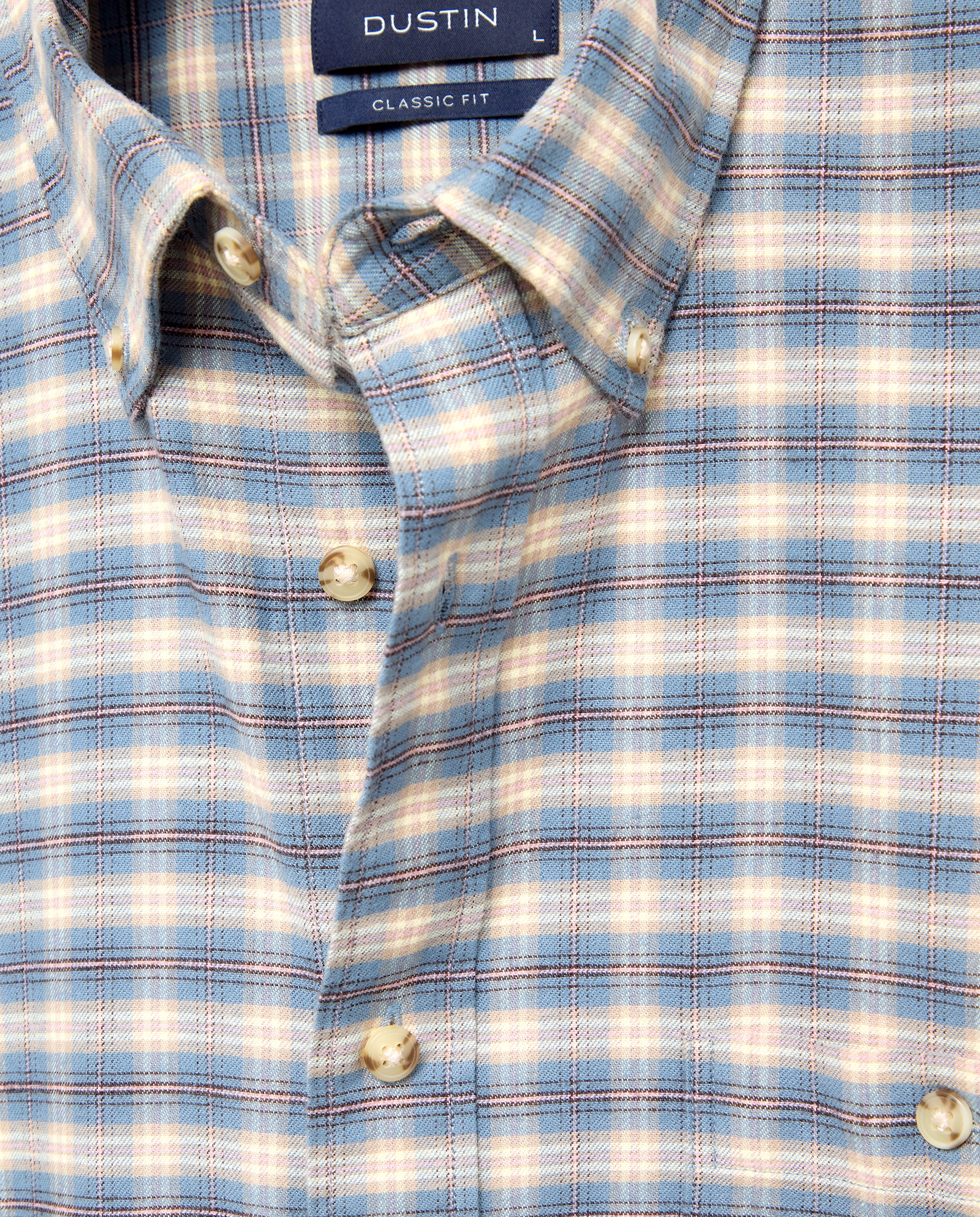 Camisa de sport villela cuadros de colección. - Dustin - Azul Azul-5