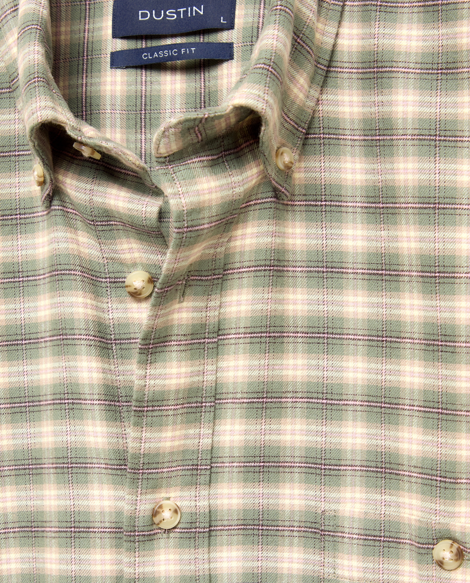 Camisa de sport villela cuadros de colección. - Dustin - Verde Verde-2