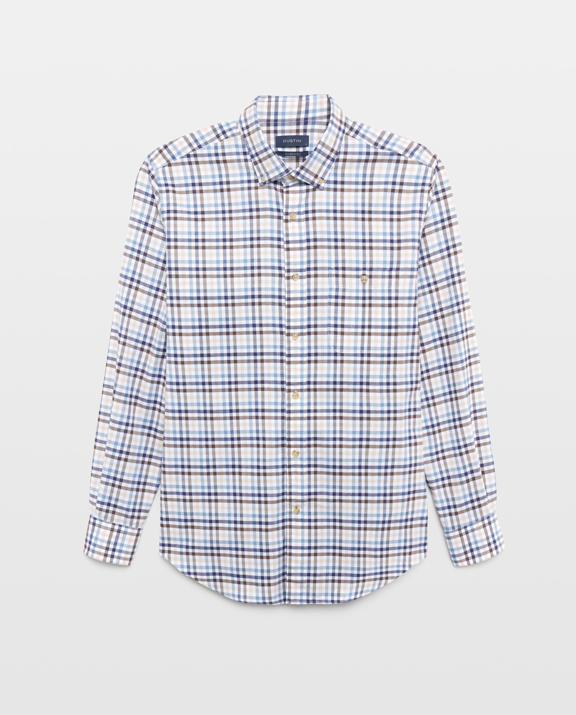 Camisa de sport villela cuadros de colección. - Dustin - Azul marino Azul marino-4