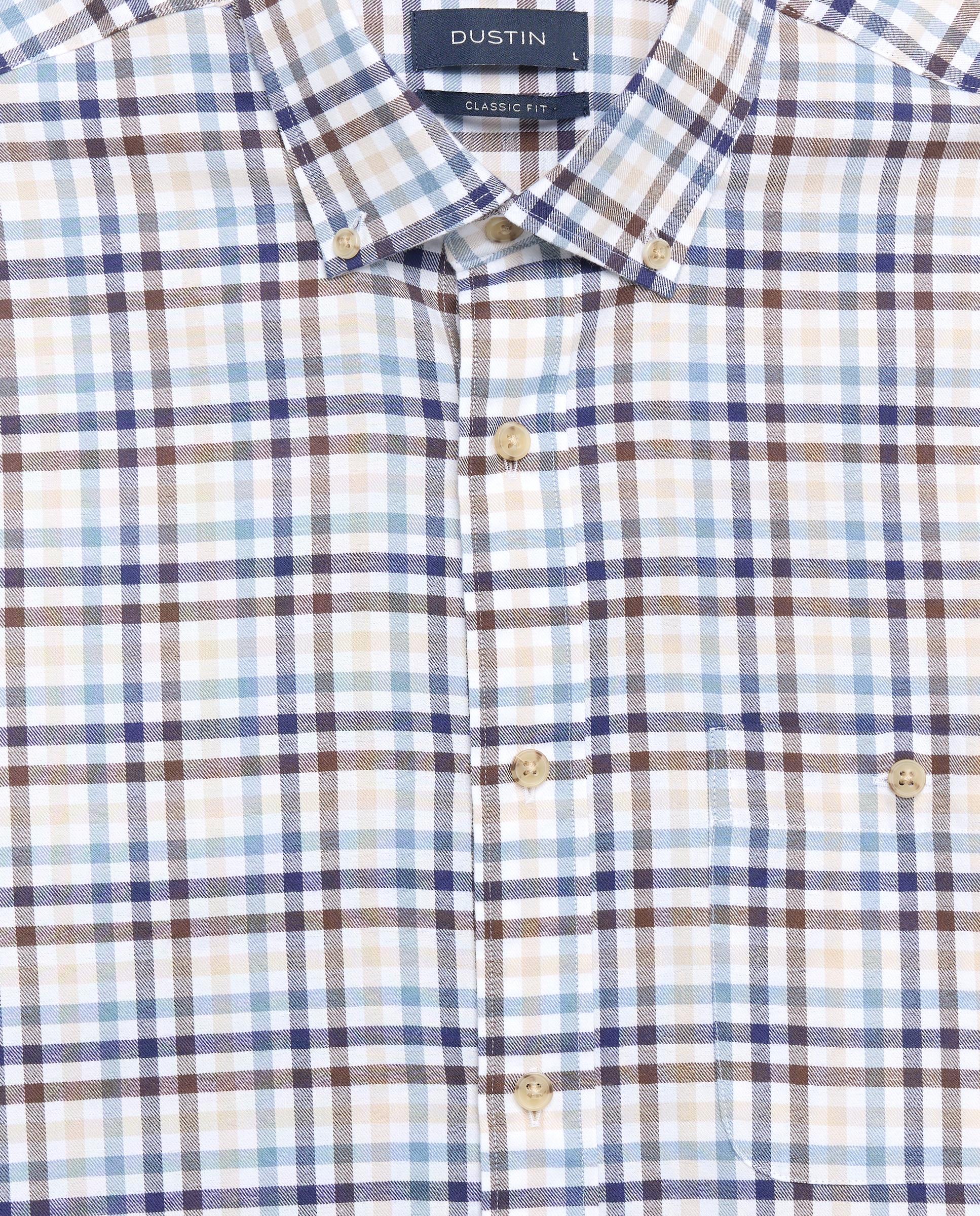 Camisa de sport villela cuadros de colección. - Dustin - Azul marino Azul marino-5