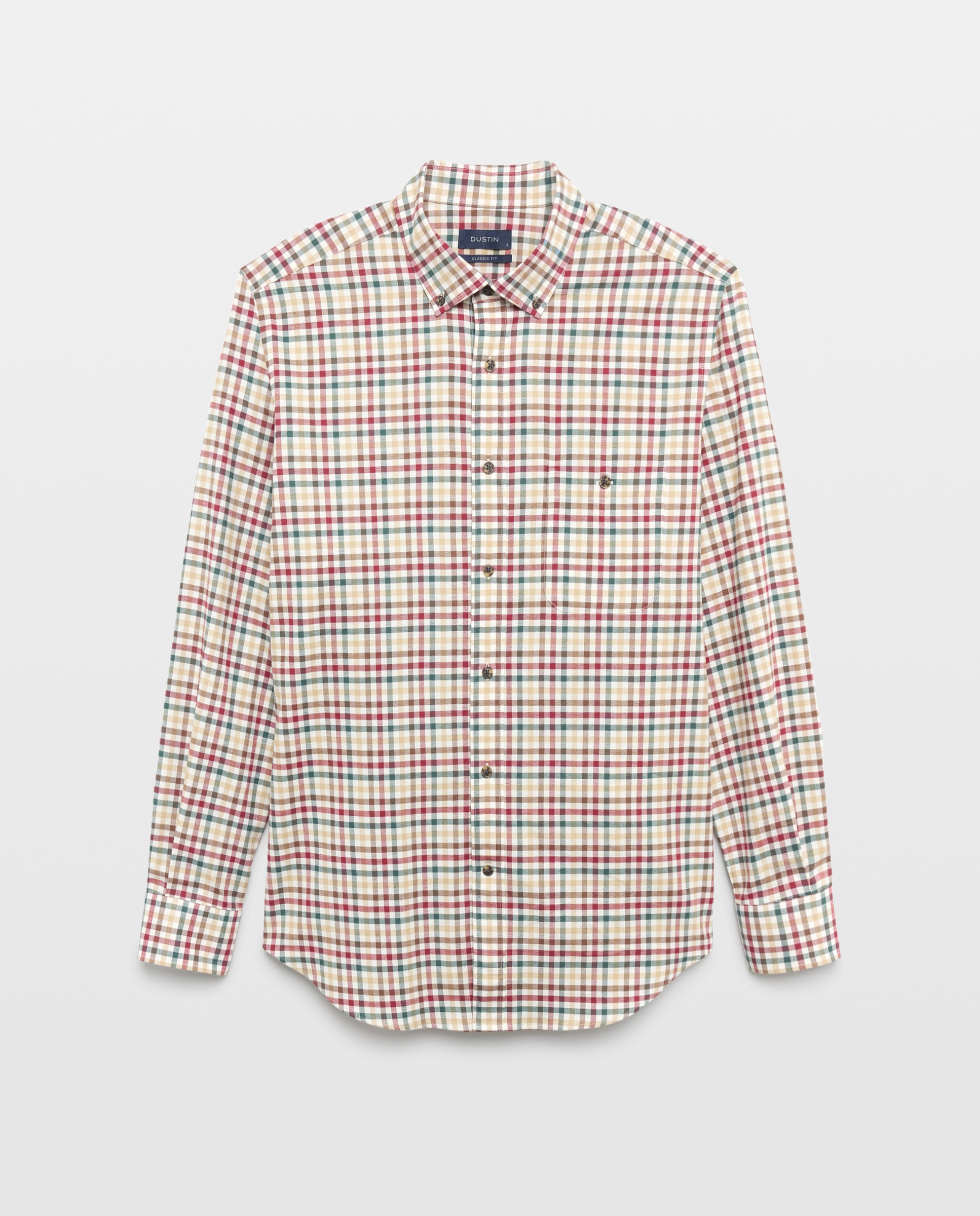 Camisa de sport villela cuadros de colección. - Dustin - Burdeos Burdeos-4