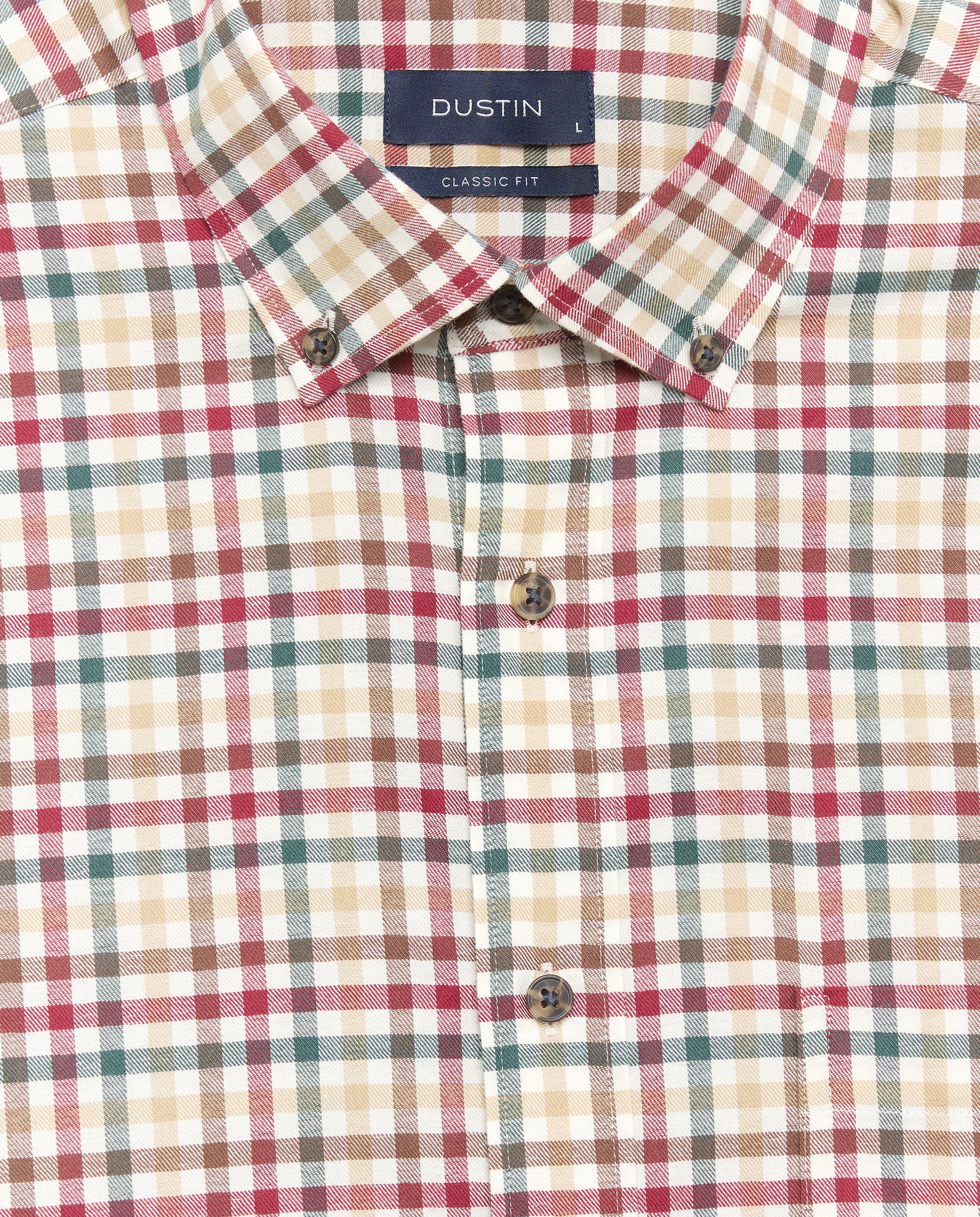 Camisa de sport villela cuadros de colección. - Dustin - Burdeos Burdeos-5