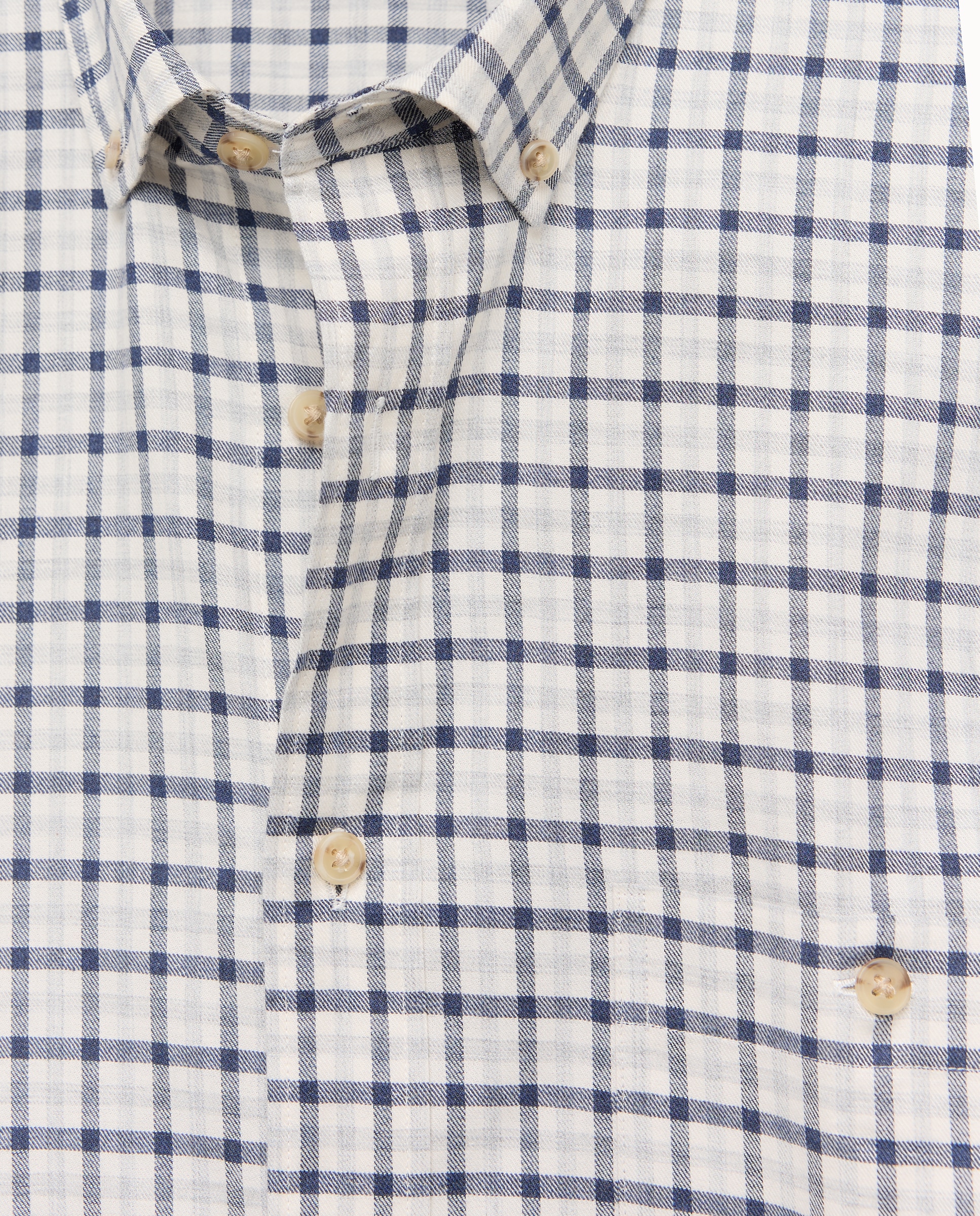 Camisa de sport villela cuadros vichy bicolor. - Dustin - Azul marino Azul marino-5