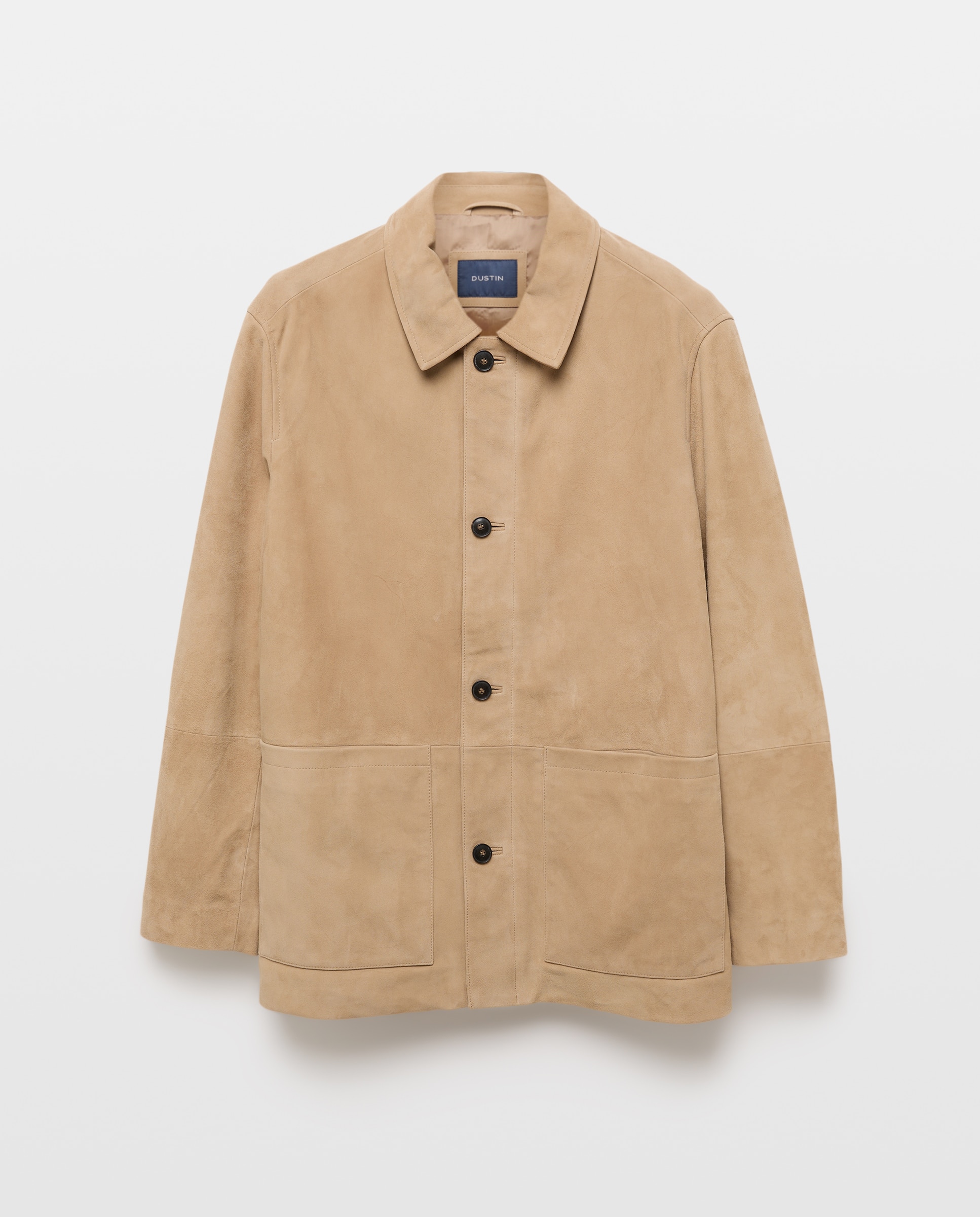 Cazadora de piel de hombre - Dustin - Beige Beige-6