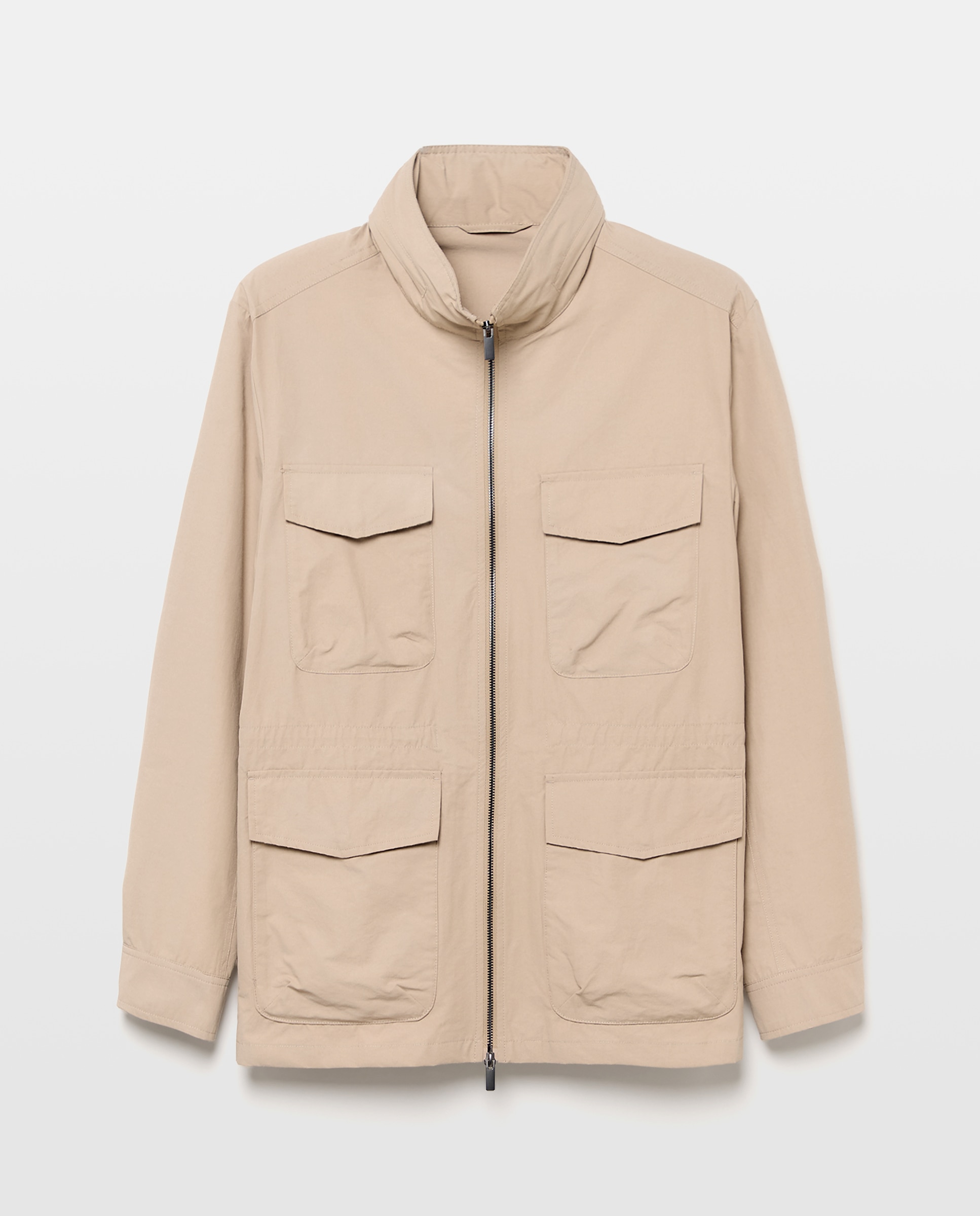Parka Ligeira Desportiva Castanho-claro-1