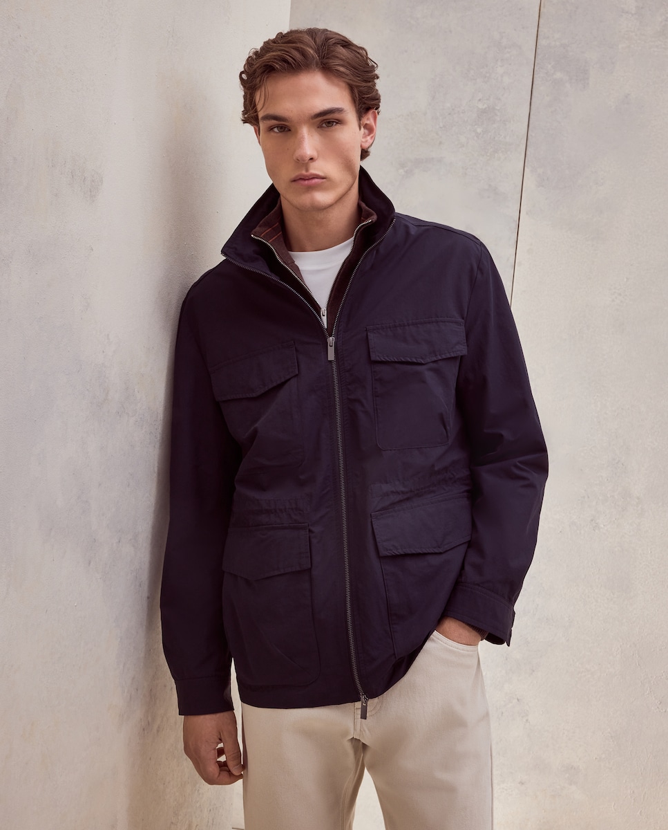 Imagen 0 de Parka ligera de  hombre sport. Azul marino