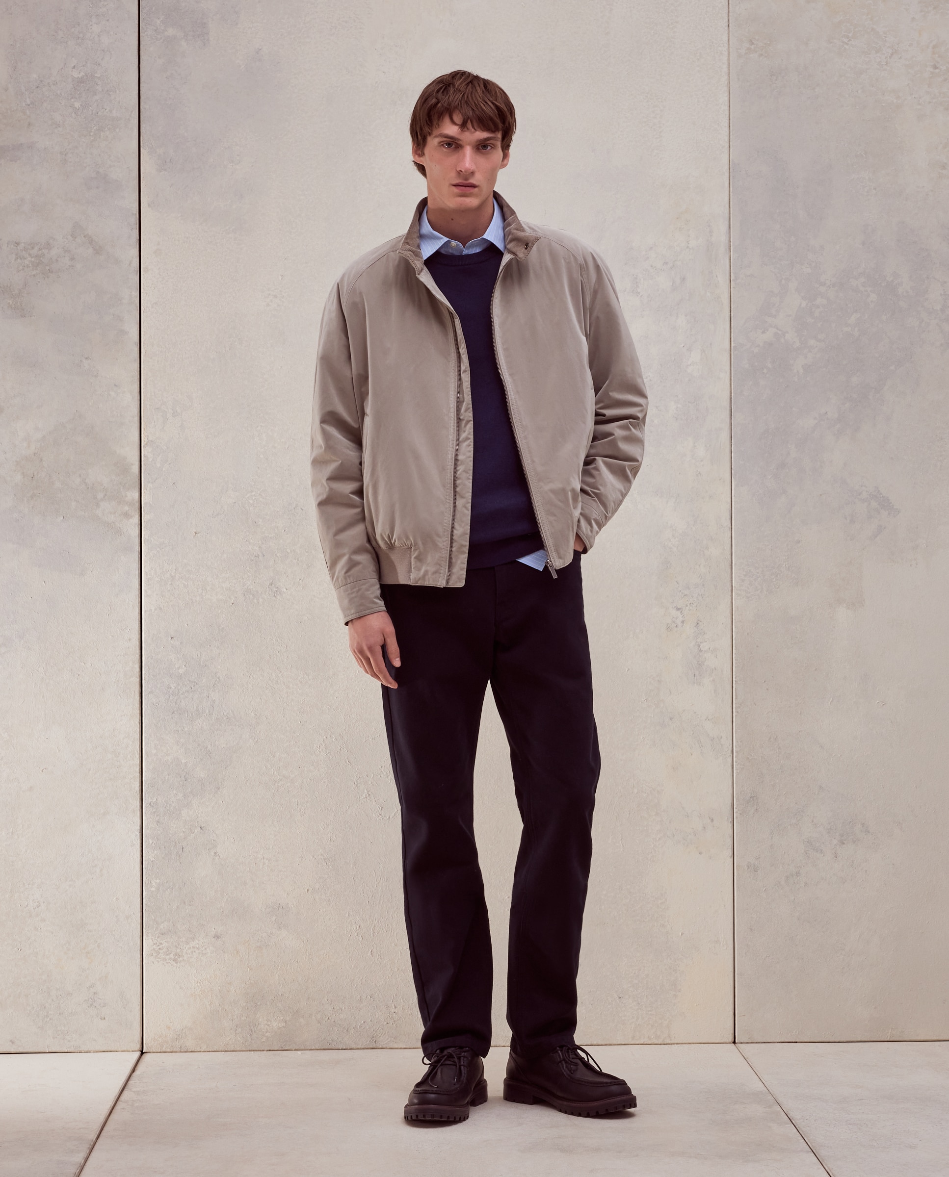 Cazadora de hombre. - Dustin - Beige Beige-2