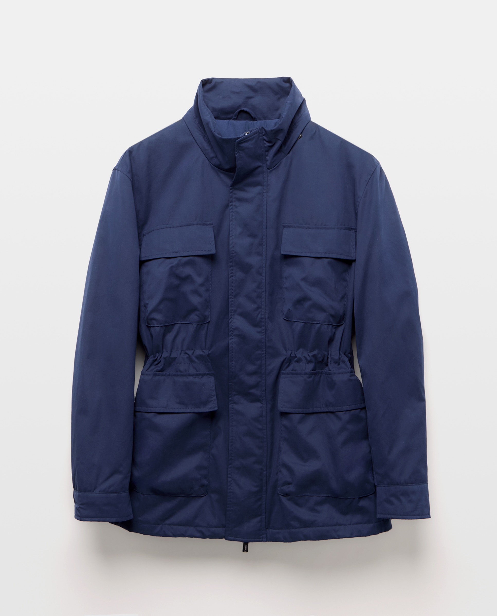 Parka Comprida Azul-marinho-5